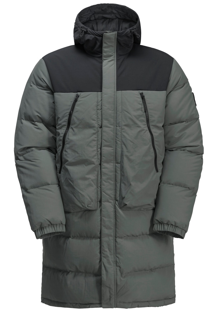 Jack Wolfskin Daunenjacke »DELLBRUECK LONG JKT«, mit Kapuze