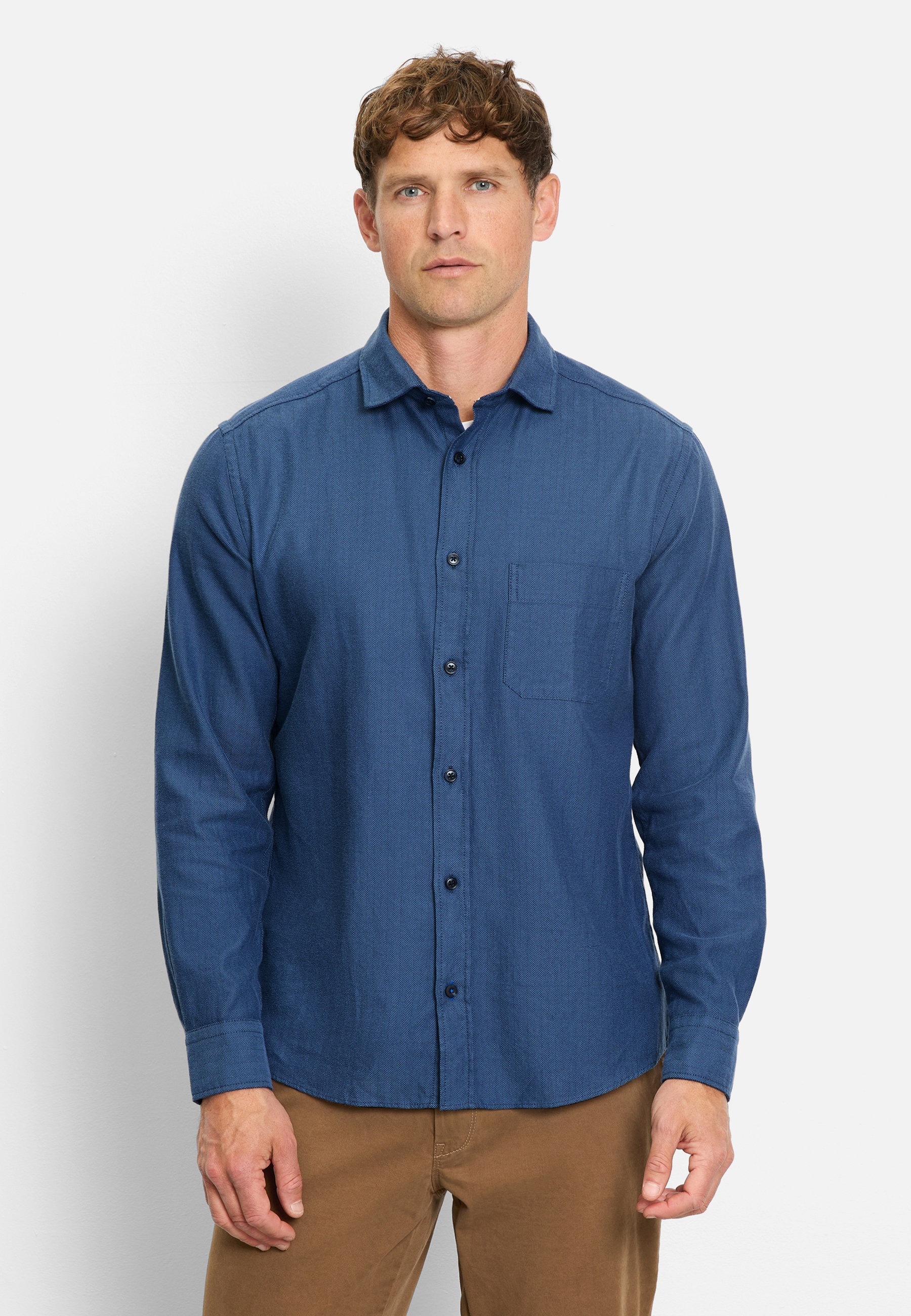 OLYMP Langarmhemd "OLYMP Casual, regular fit, Kent" günstig online kaufen