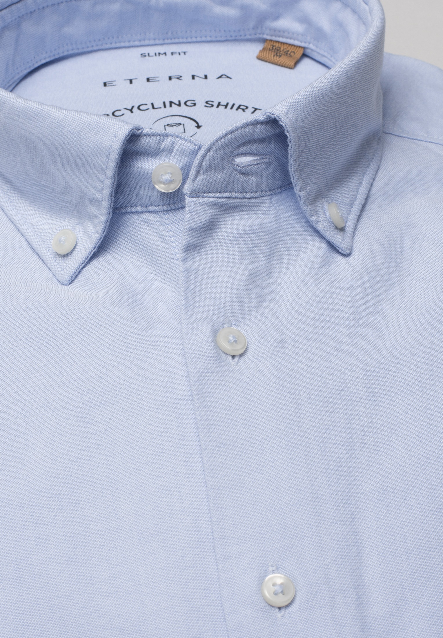 Eterna Langarmhemd »SLIM FIT«, EASY IRON (bügelleicht)