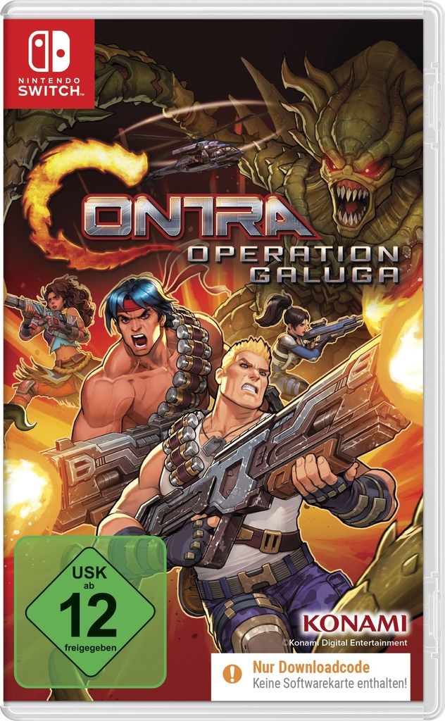 Konami Spielesoftware »Contra: Operation Galuga (Code in a Box)«, Nintendo Switch