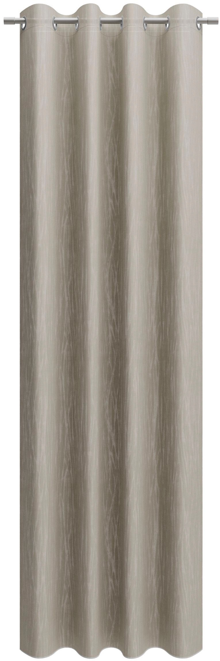 Neutex for you Vorhang "RAYA" Ösen 1 Stk. tlg. Grafische Linienstruktur günstig online kaufen