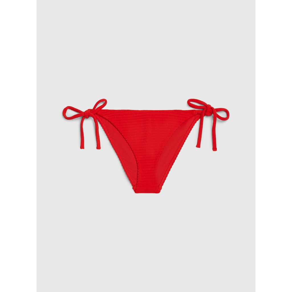 Calvin Klein Swimwear Bikini-Hose »STRING SIDE TIE BIKINI«, mit gerippter Struktur