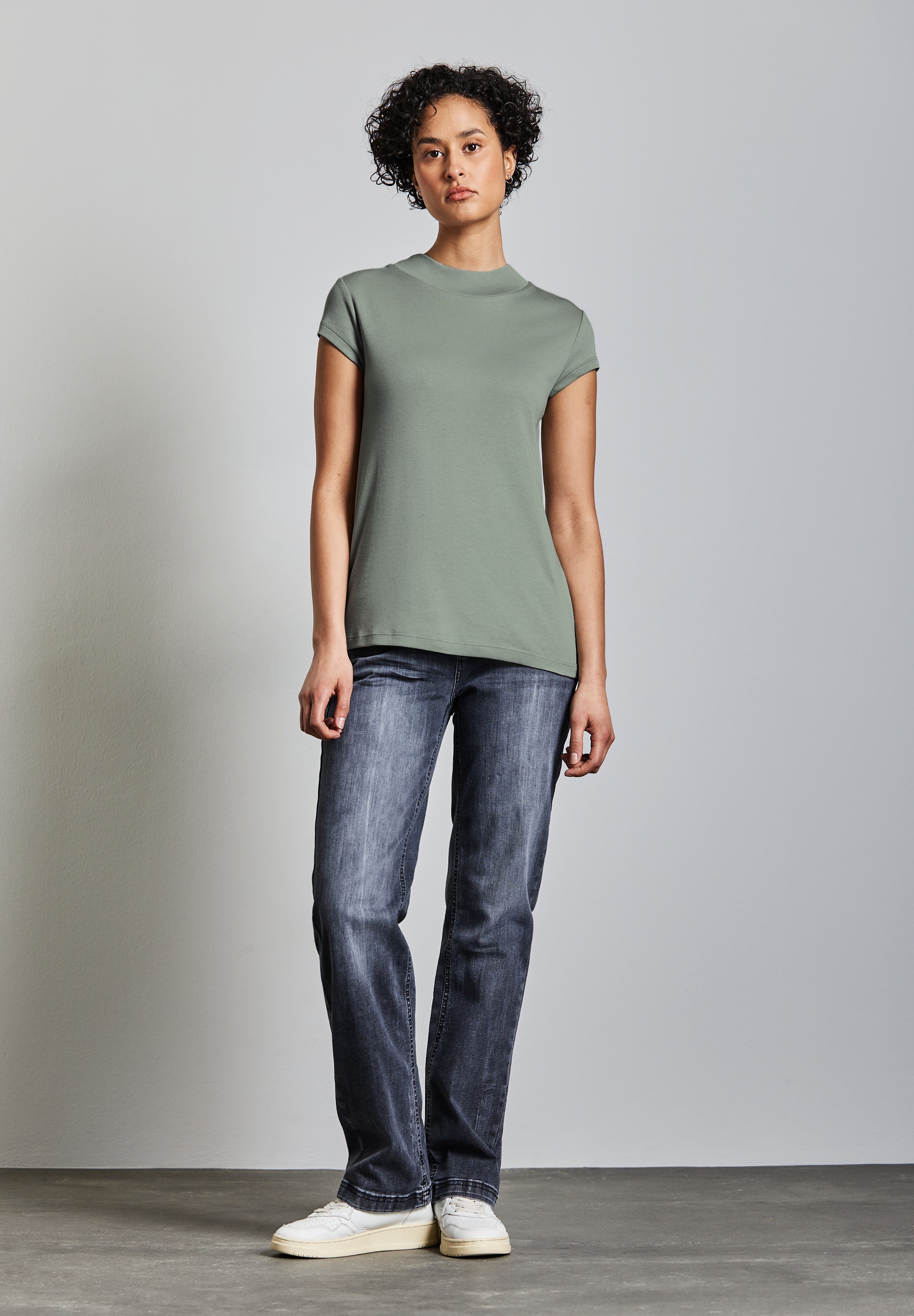 STREET ONE T-Shirt, mit Turtleneck