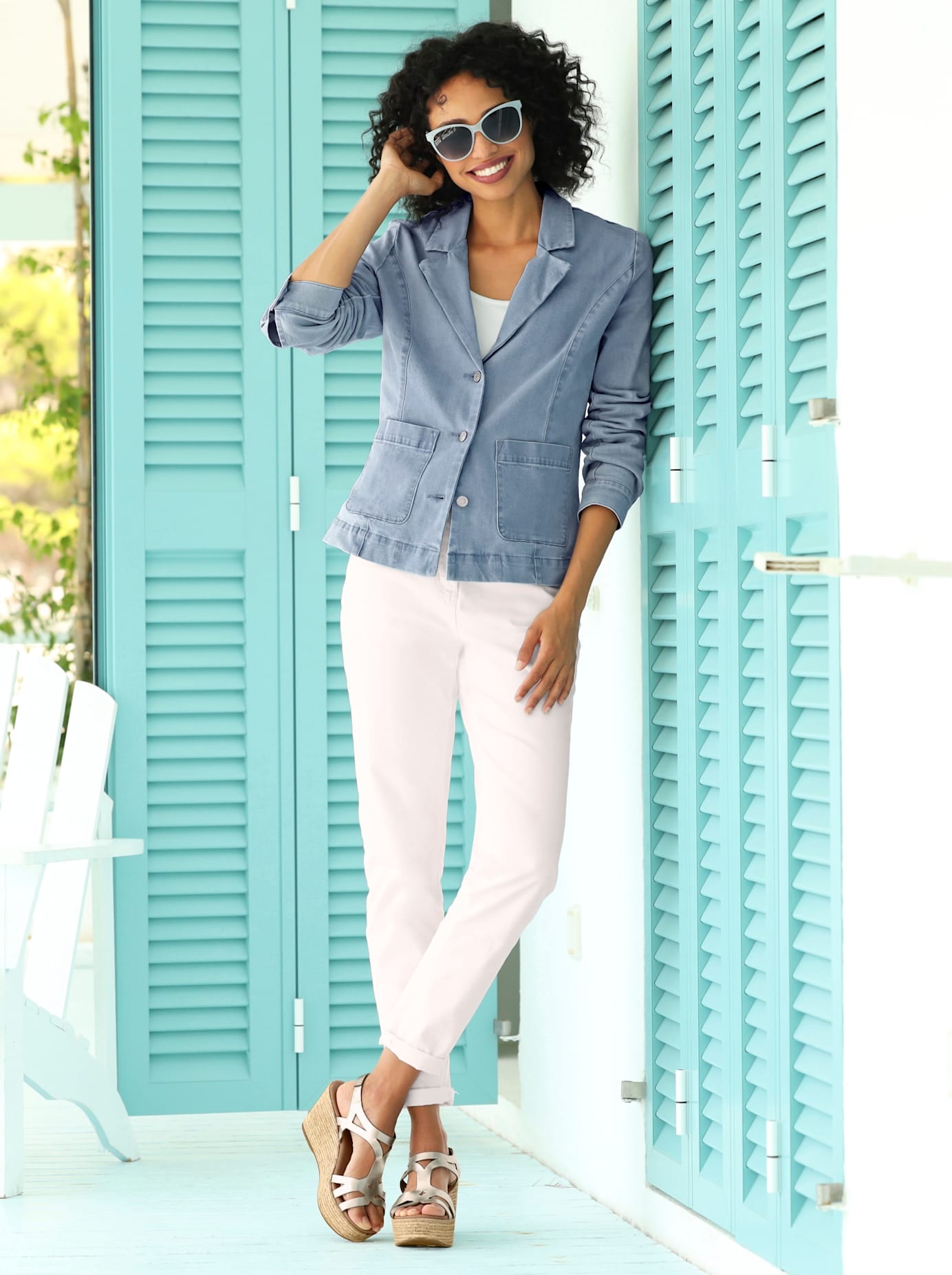 heine Jeansblazer "Jeans-Blazer" günstig online kaufen