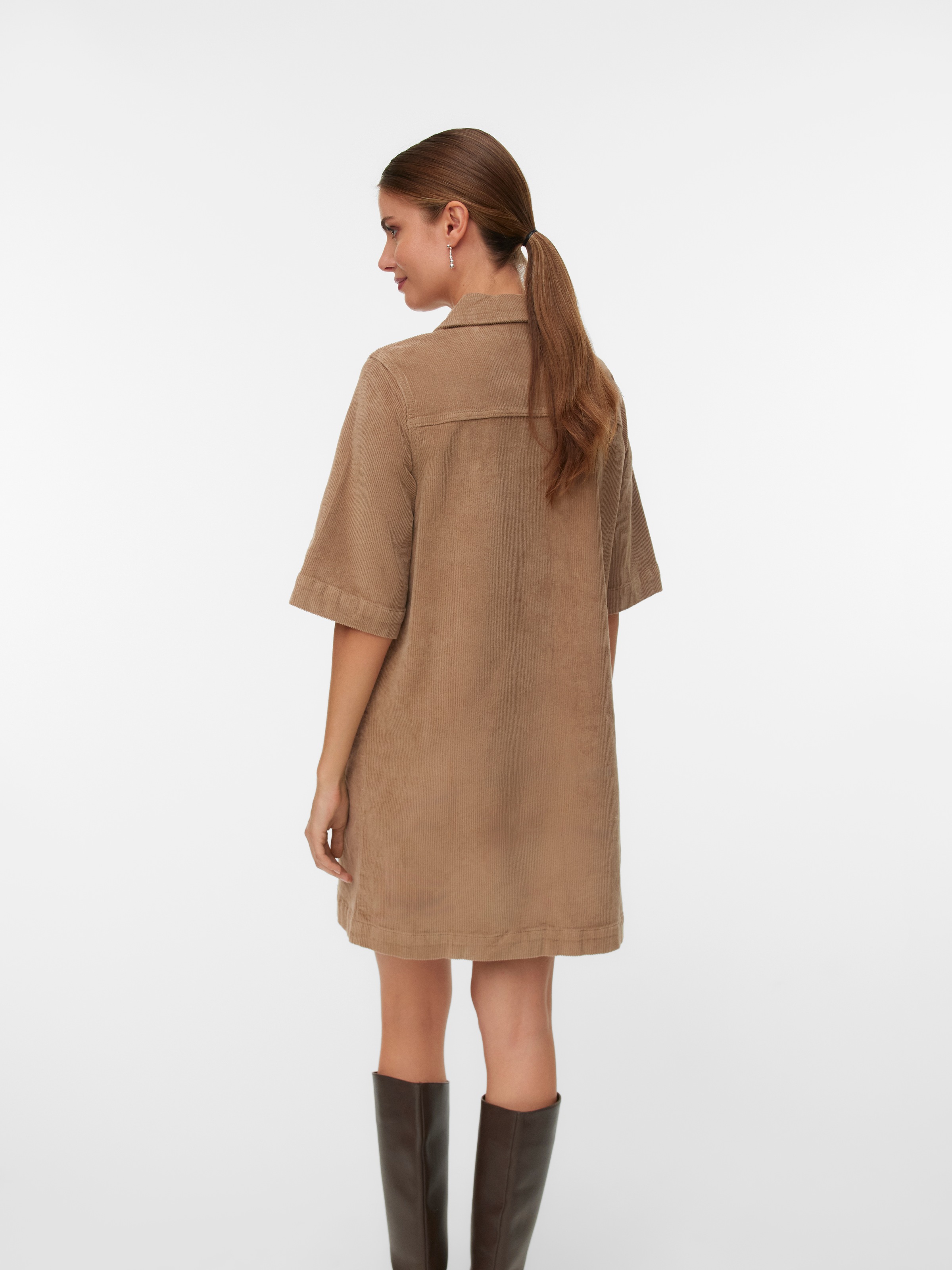Vero Moda Cordkleid "VMFENJA 2/4 SHORT CORDUROY DRESS NOOS" Brusttaschen günstig online kaufen