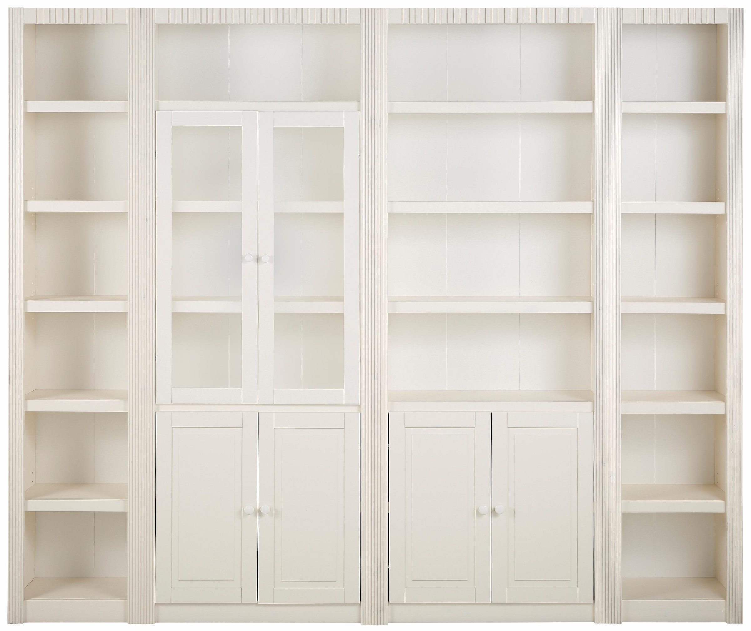 Home affaire Bücherwand »Bergen«, aus schönen Kiefernholz, 255 | BAUR cm bestellen Breite massivem