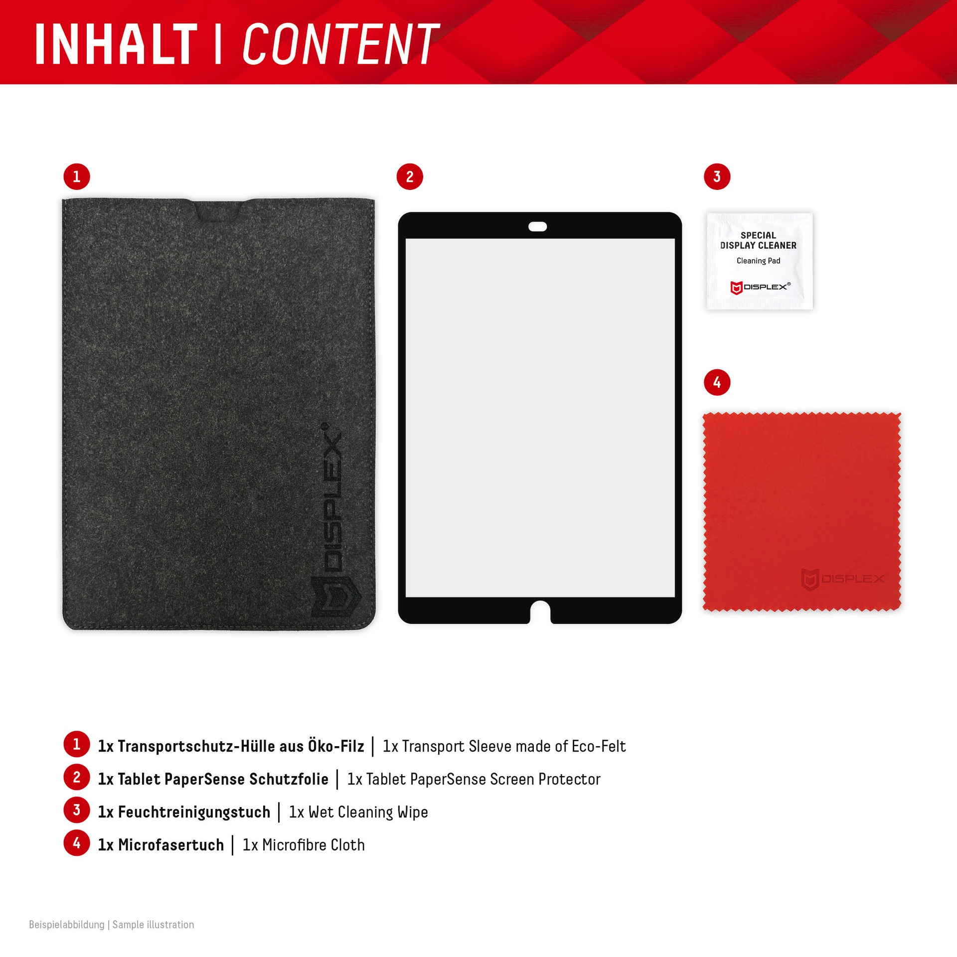 Displex Displayschutzfolie »Tablet PaperSense«, für Apple iPad (7./8./9. Gen.)-Apple iPad Air (3. Gen.), Schreiben wie auf Papier