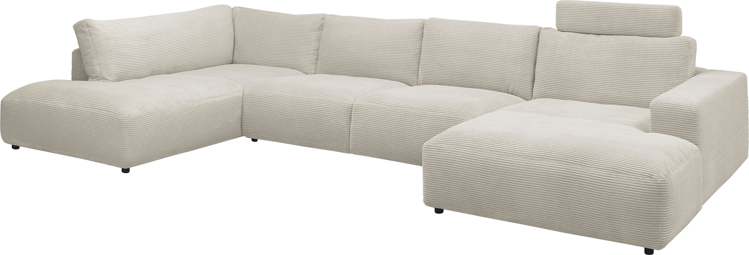 Musterring Wohnlandschaft »Lucia U-Form«, Verschiedene Farben, inkl. Kopfstütze, Gesamtbreite 434 cm