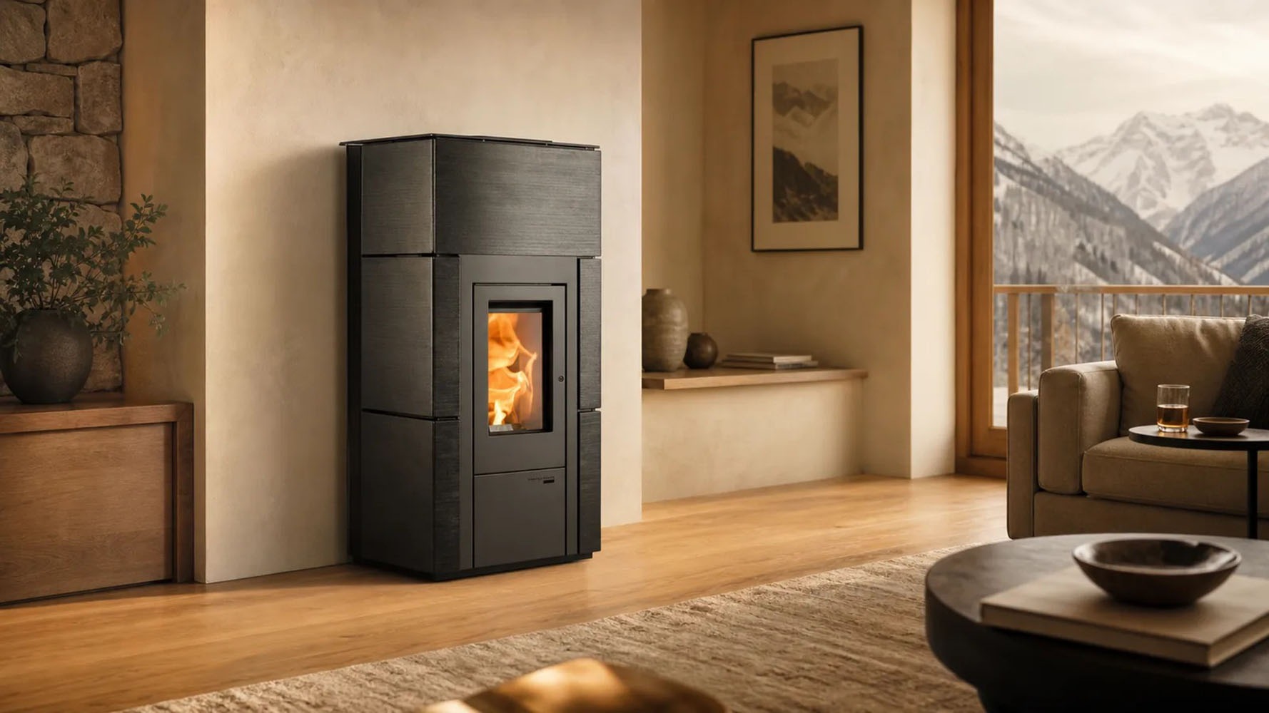 Haas + Sohn Pelletofen »HSP 6 HELENA-C-RLU 465.32« 2 tlg.