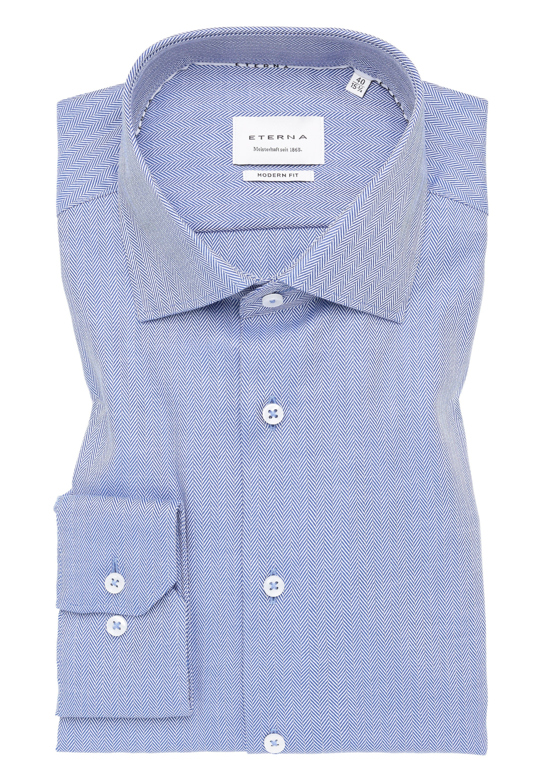Eterna Langarmhemd »MODERN FIT«, NON IRON (bügelfrei)