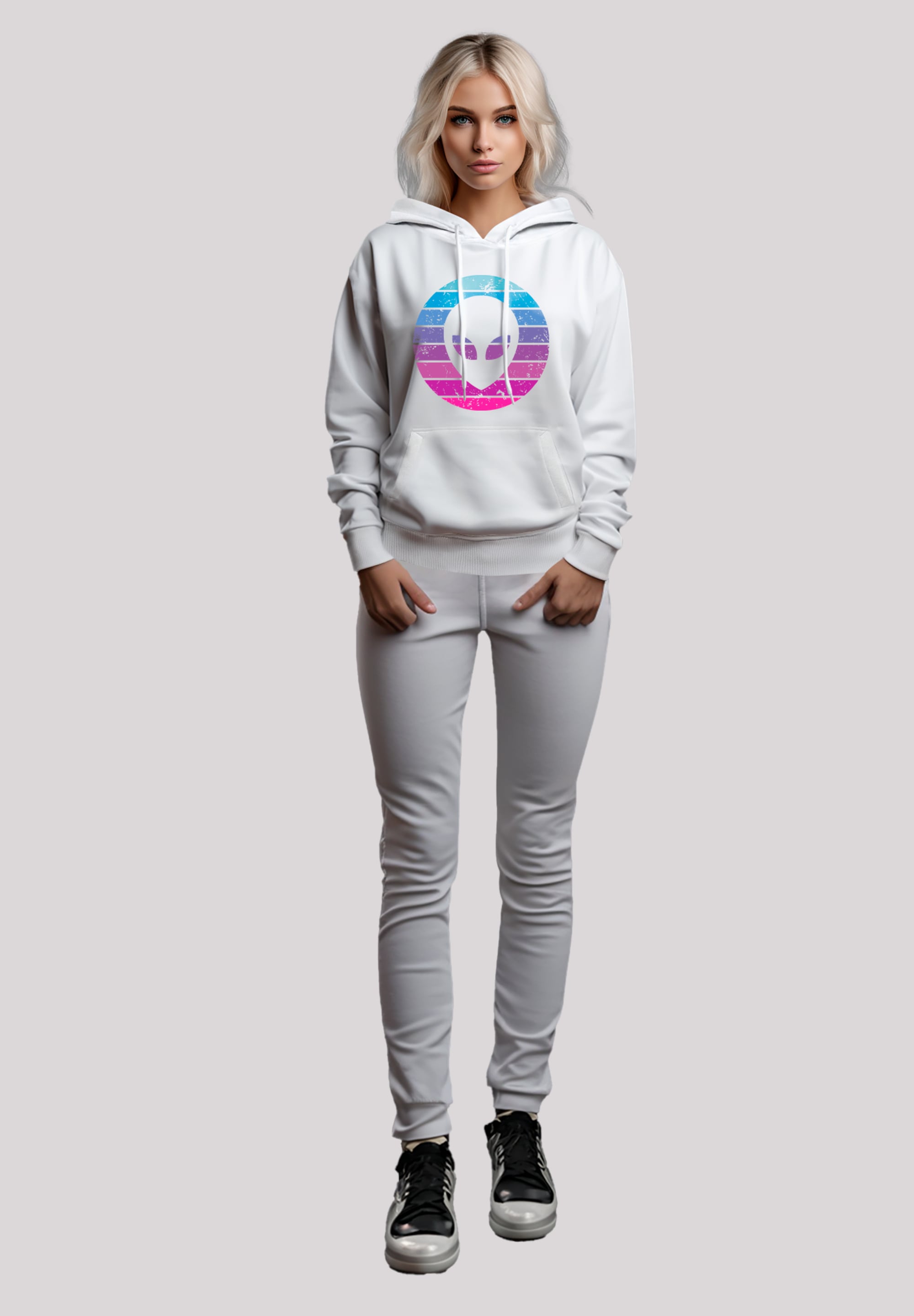 F4NT4STIC Kapuzenpullover »Alien Kopf«, Premium Qualität
