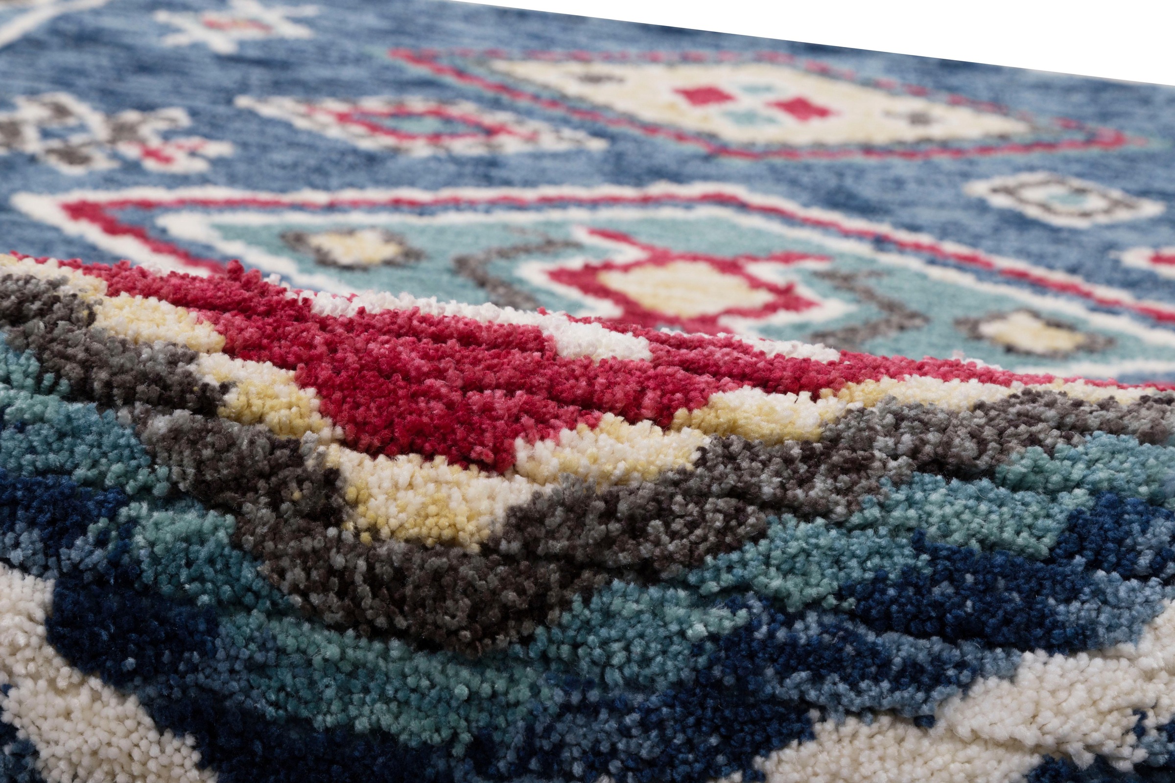 Gino Falcone Teppich »Vittoria 016« rechteckig 15 mm Höhe besonders weich durch Microfaser, ideal im Wohnzimmer & Schlafzimmer