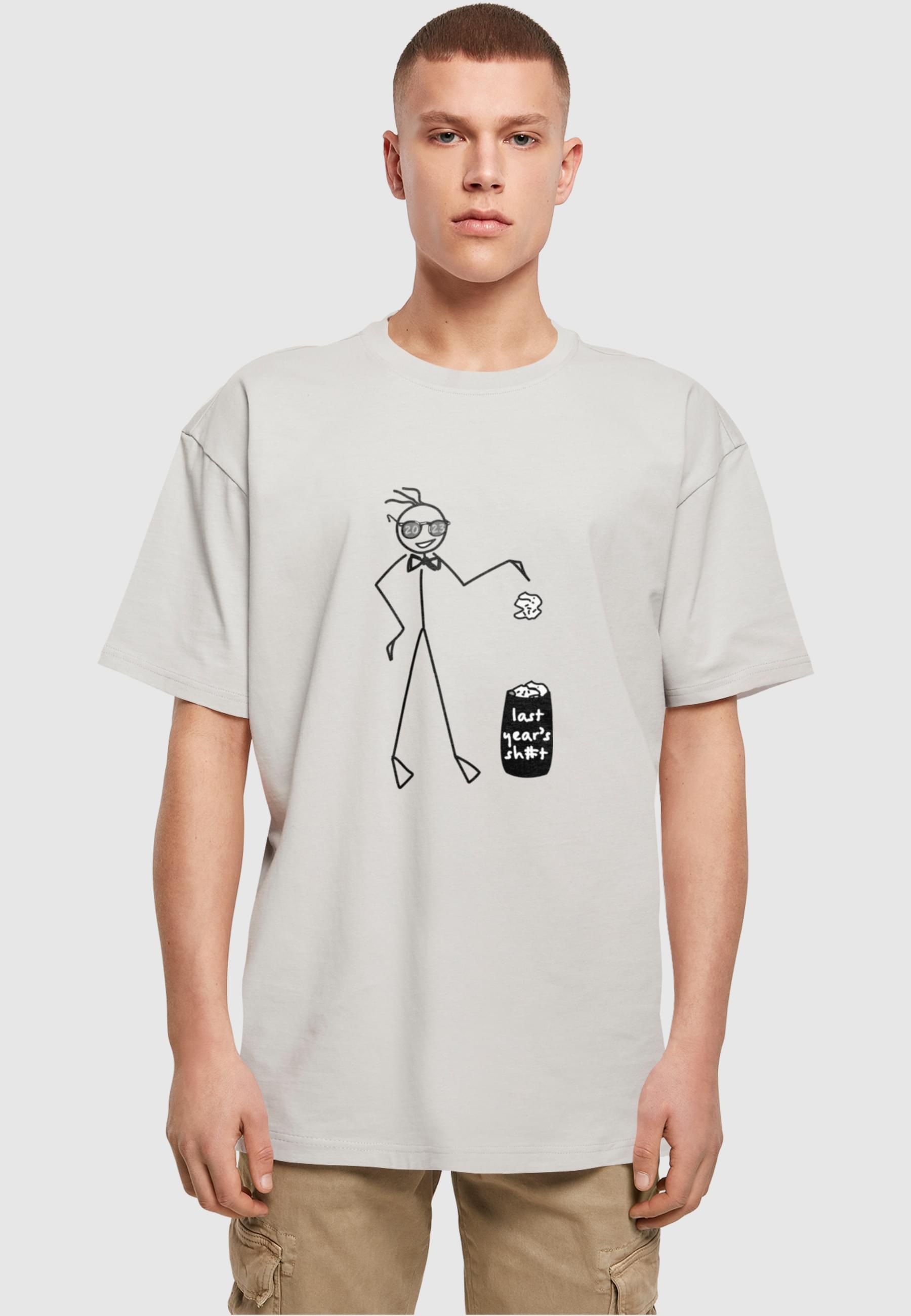 Merchcode T-Shirt »Merchcode Herren Last Year Heavy Oversize Tee«, (1 tlg.)