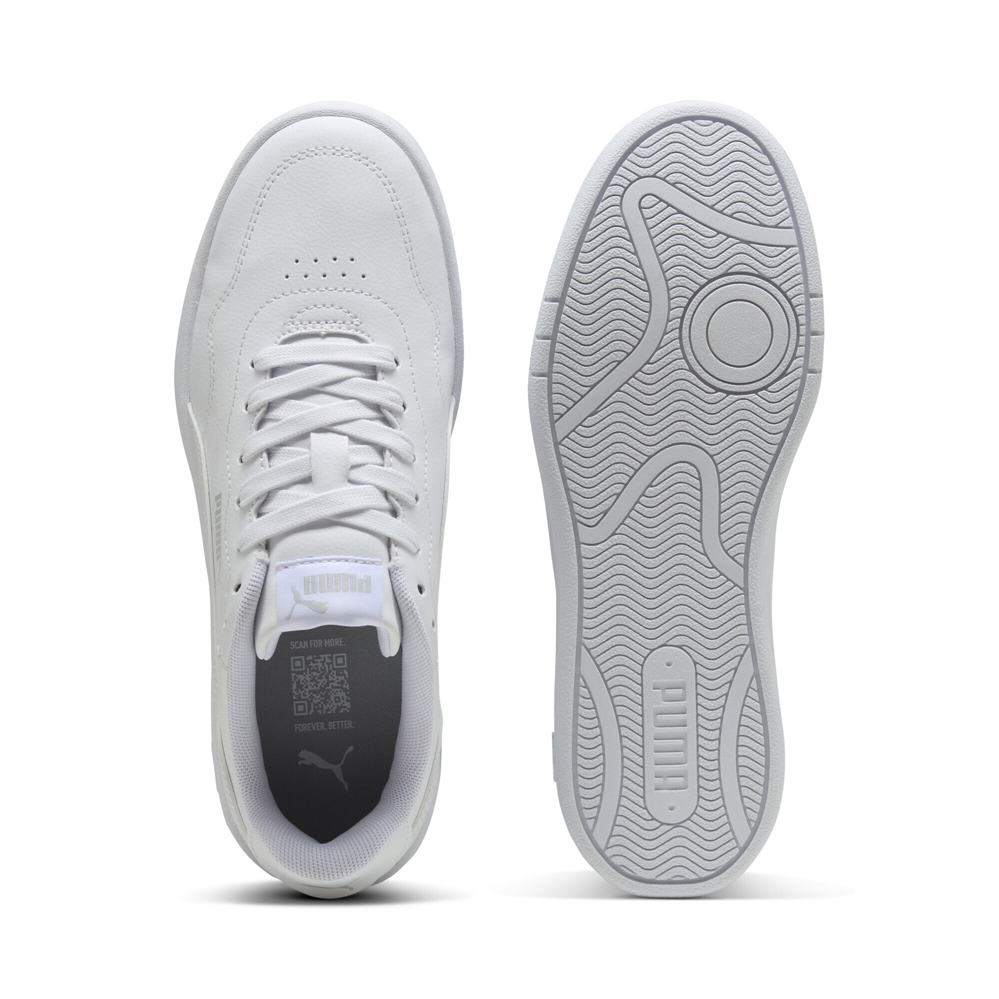 Puma Court Lally Sneaker White Cool Light Gray 35.5 3