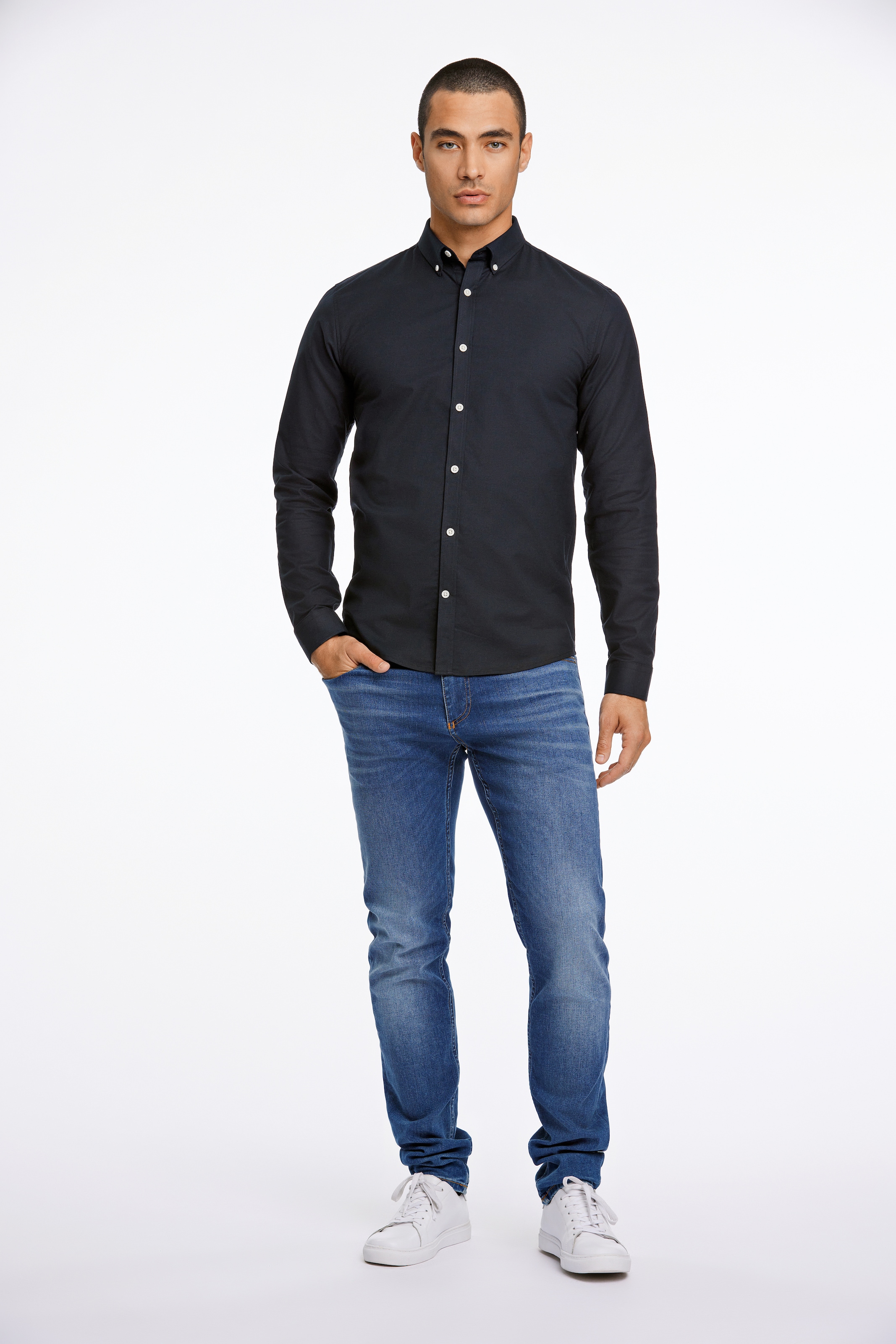 LINDBERGH Businesshemd, mit Button-down-Kragen