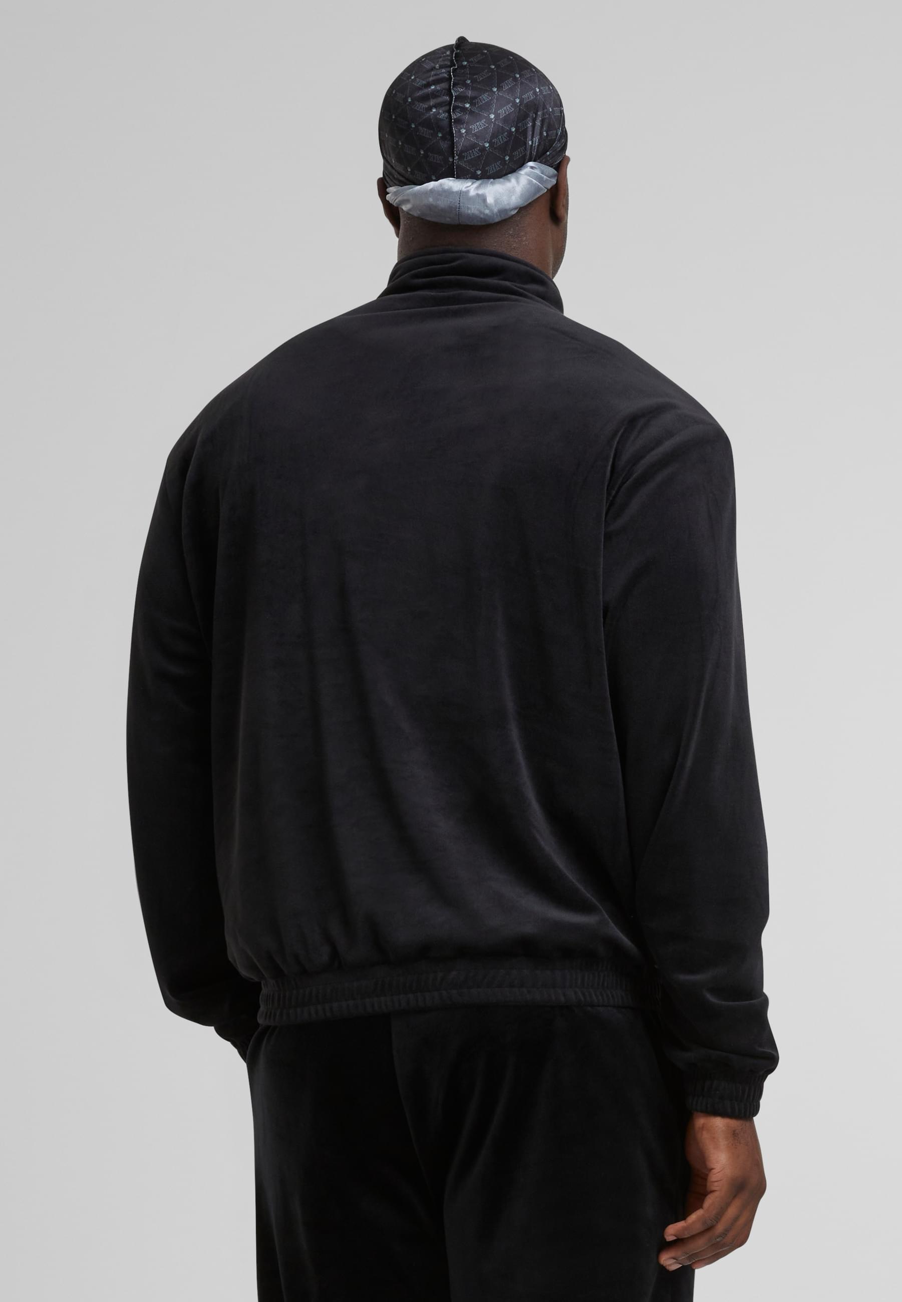 Karl Kani Trainingsjacke »Karl Kani KM251-011-2 Kani Varsity Velours Trackjacket«, (1 St.), ohne Kapuze