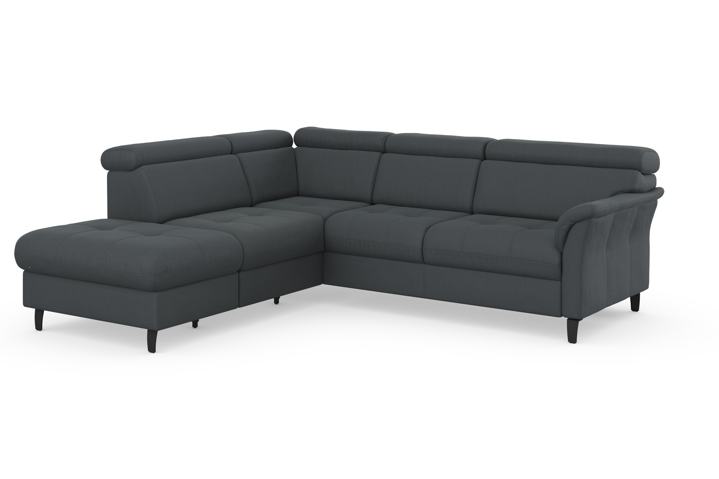sit&more Ecksofa »Marano L-Form« inklusive Kopfteilverstellung, wahlweise mit Bettfunktion, Bettkasten