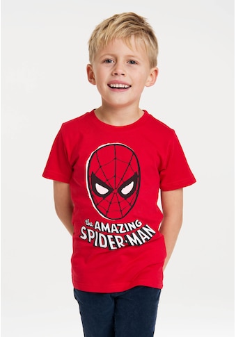 Logoshirt Marškinėliai »Spider-Man Mask« su lize...