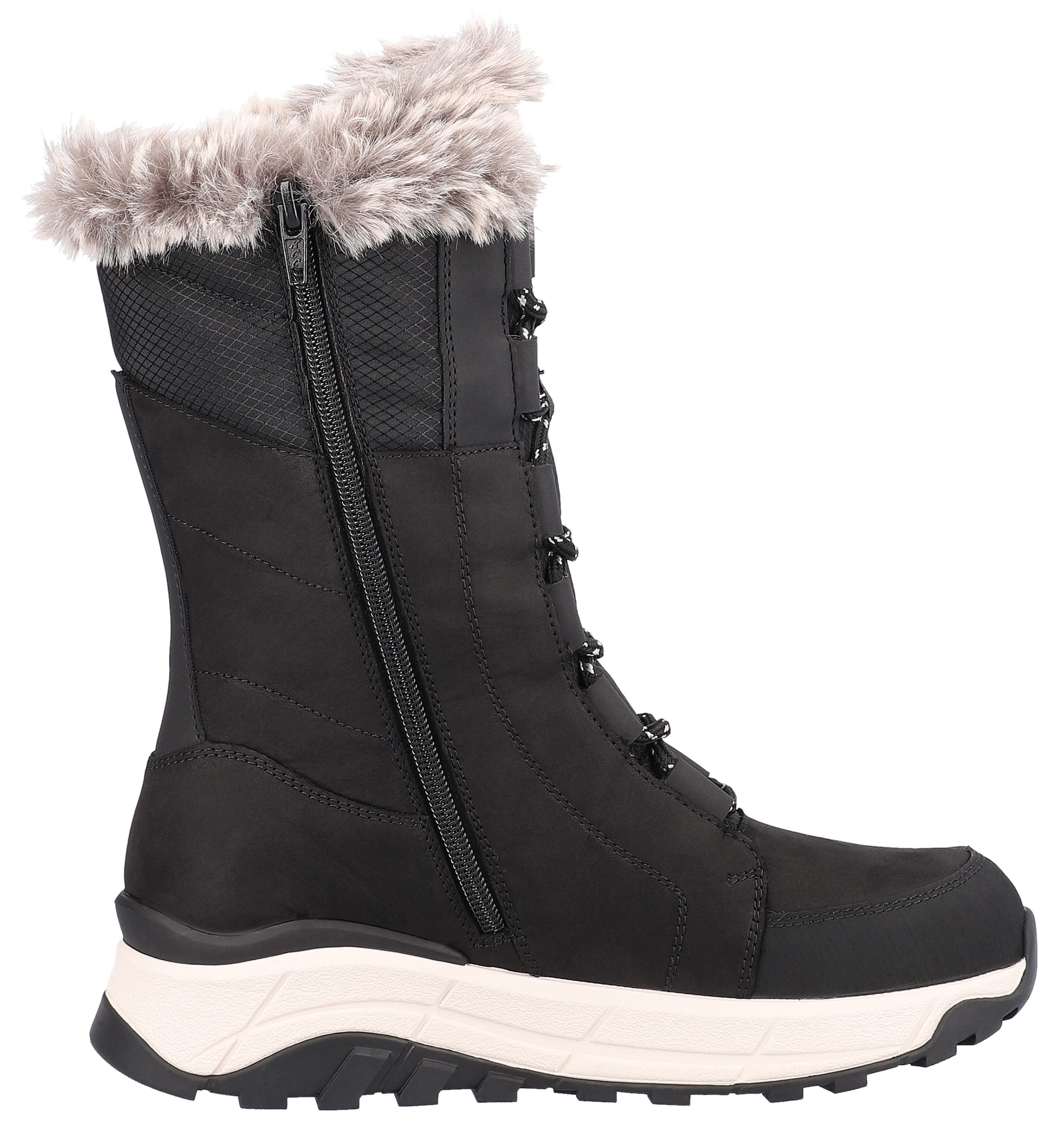 Rieker EVOLUTION Winterboots, Schneeboots, Winterboots mit Lammwollfutter, Fiber Grip Laufsohle