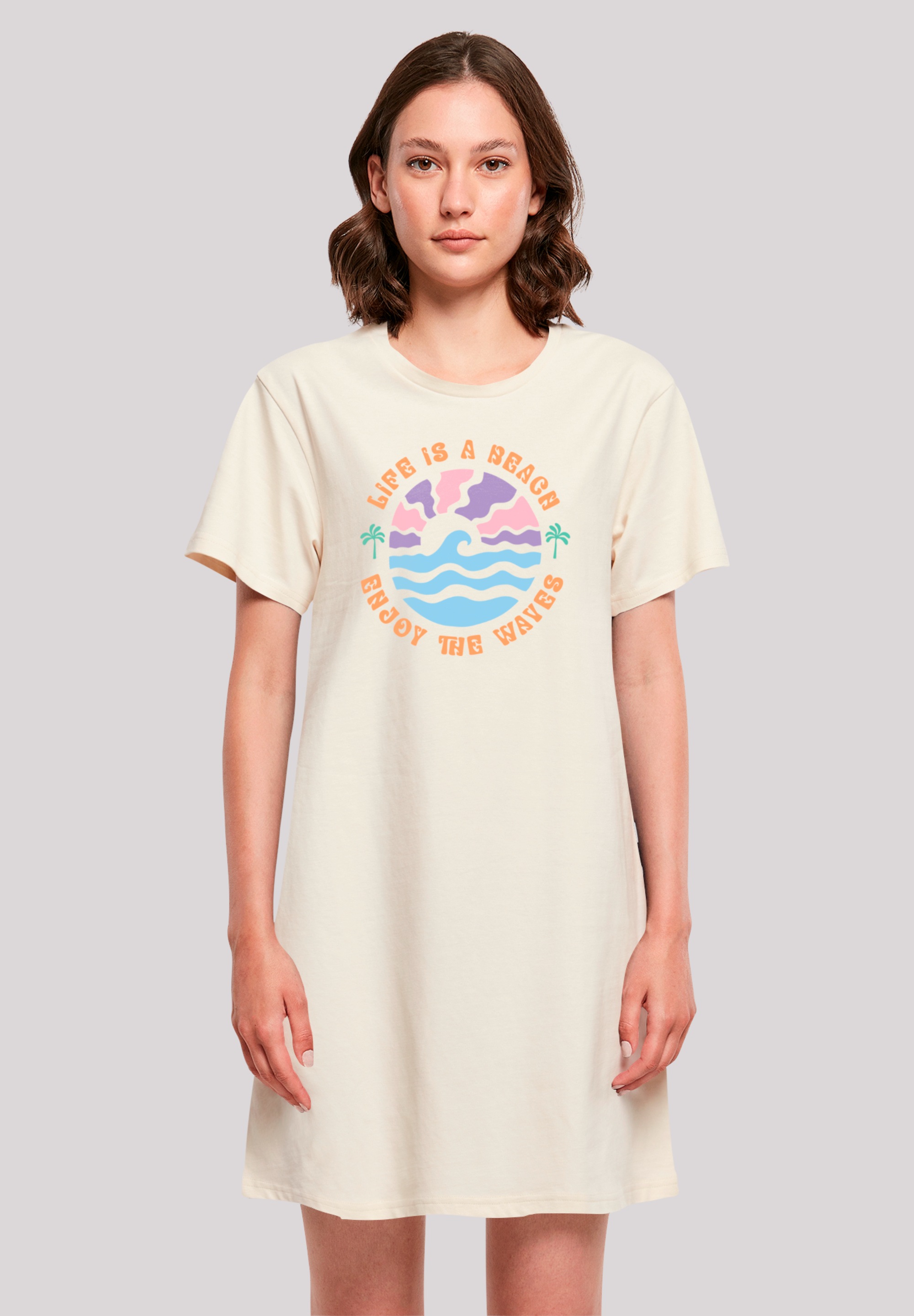 F4NT4STIC T-Shirt "Life Is A Beach Enjoy The Waves", Premium Qualität günstig online kaufen