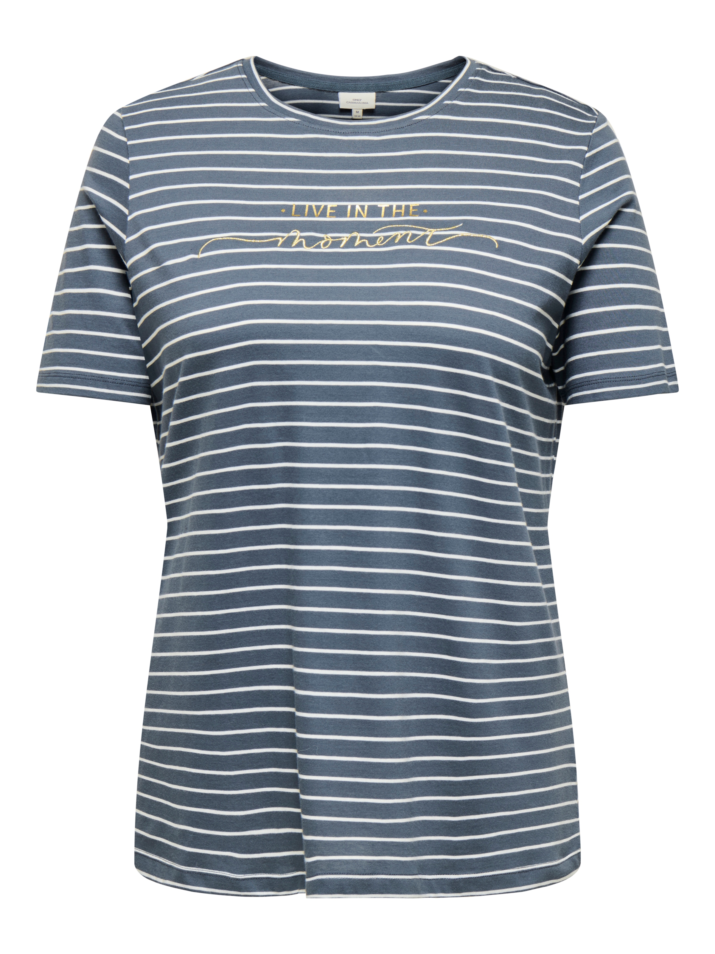 ONLY CARMAKOMA T-Shirt "CARJOSHUA S/S O-NECK REG TEE JRS" Baumwolle, Regular Fit
