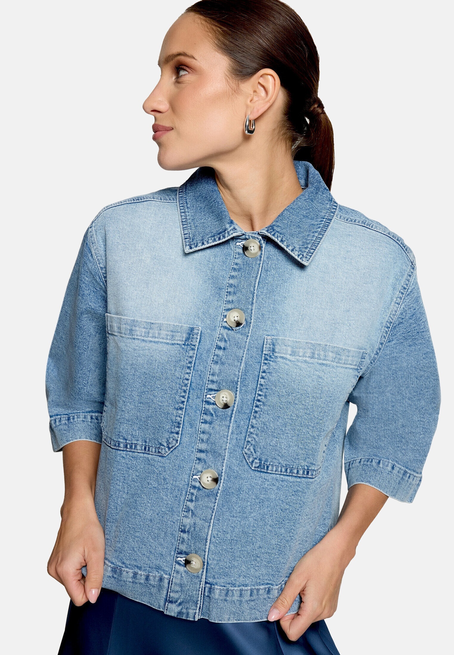 Zero Jackenblazer »Damen im Jeans-Look« Material.