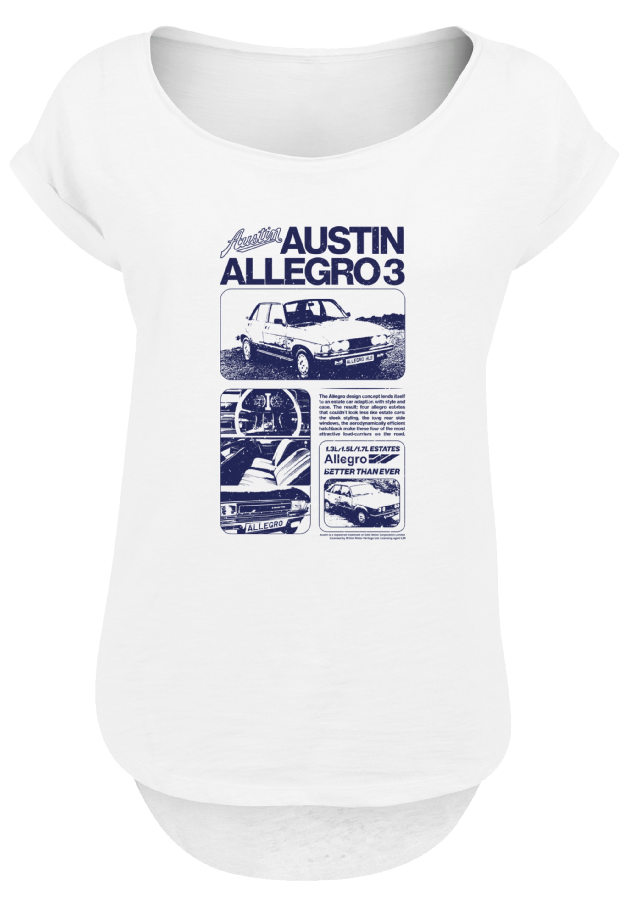 F4NT4STIC T-Shirt »British Motor Heritage Austin Blue Allegro 3 Car«, Premium Qualität