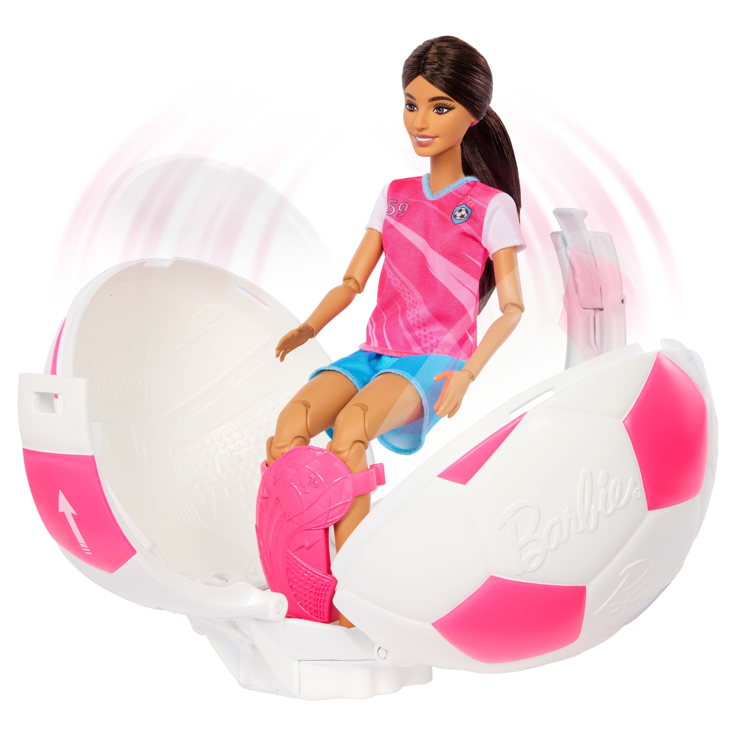 Barbie Anziehpuppe »Team Barbie Roll & Reveal, Barbie«