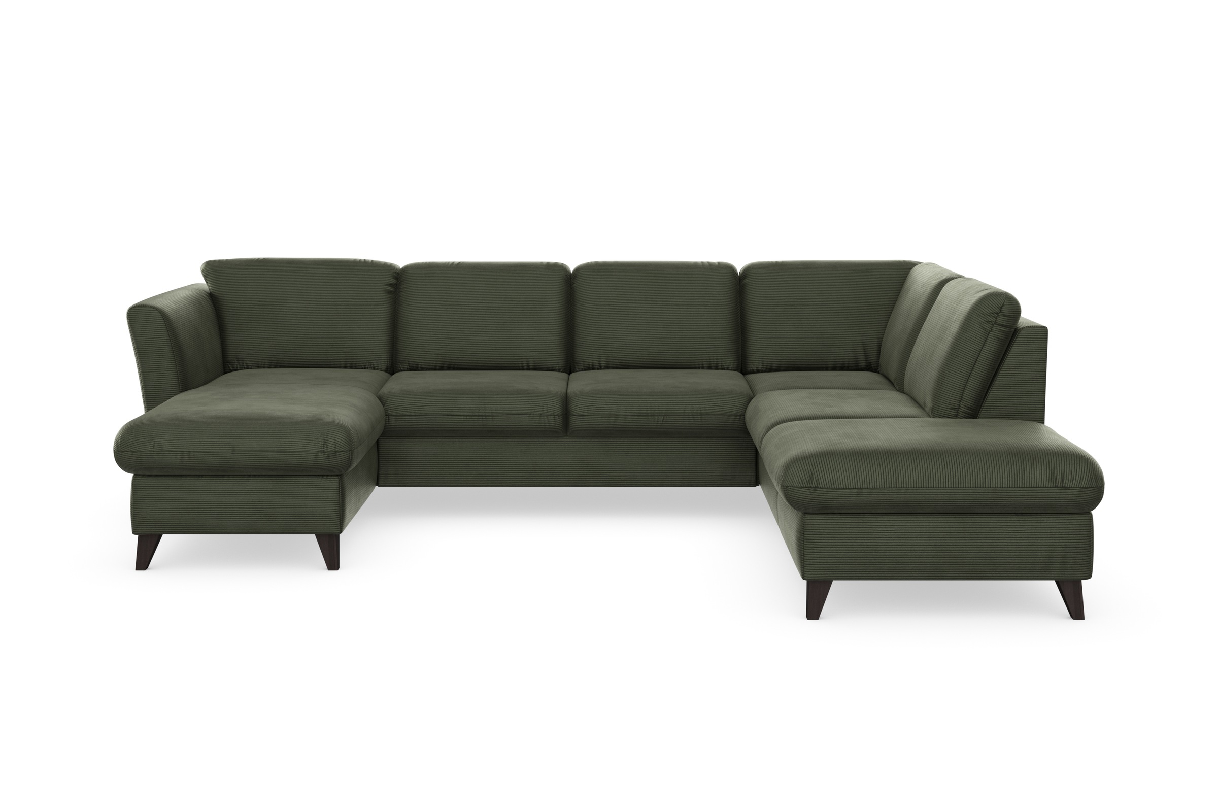 Home affaire Wohnlandschaft "Trelleborg U-Form" wahlweise mit Bettfunktion günstig online kaufen