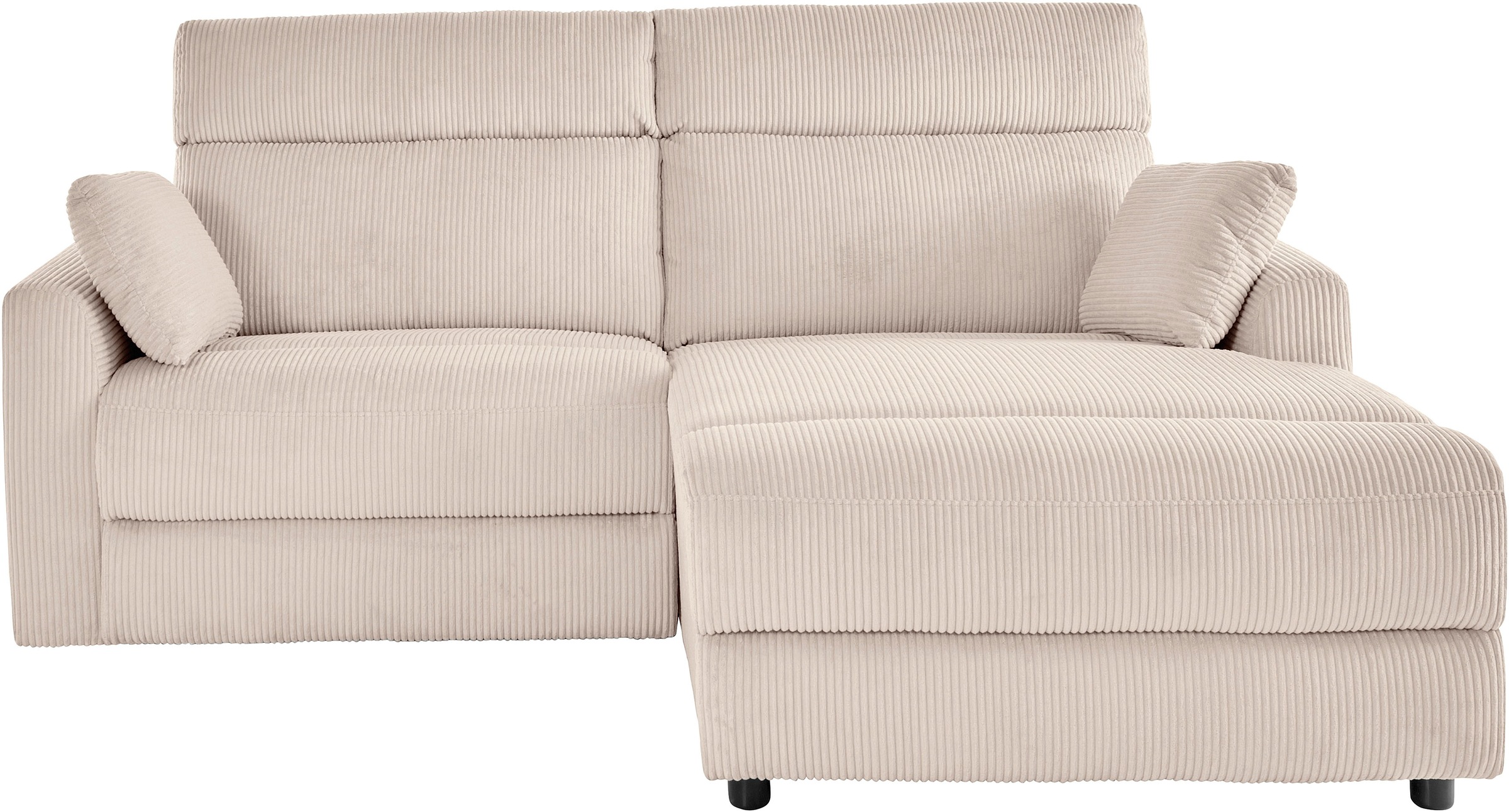 OTTO home Ecksofa "JENNA, L-Form, 209cm, manuelle u. elektrische Funktion, günstig online kaufen