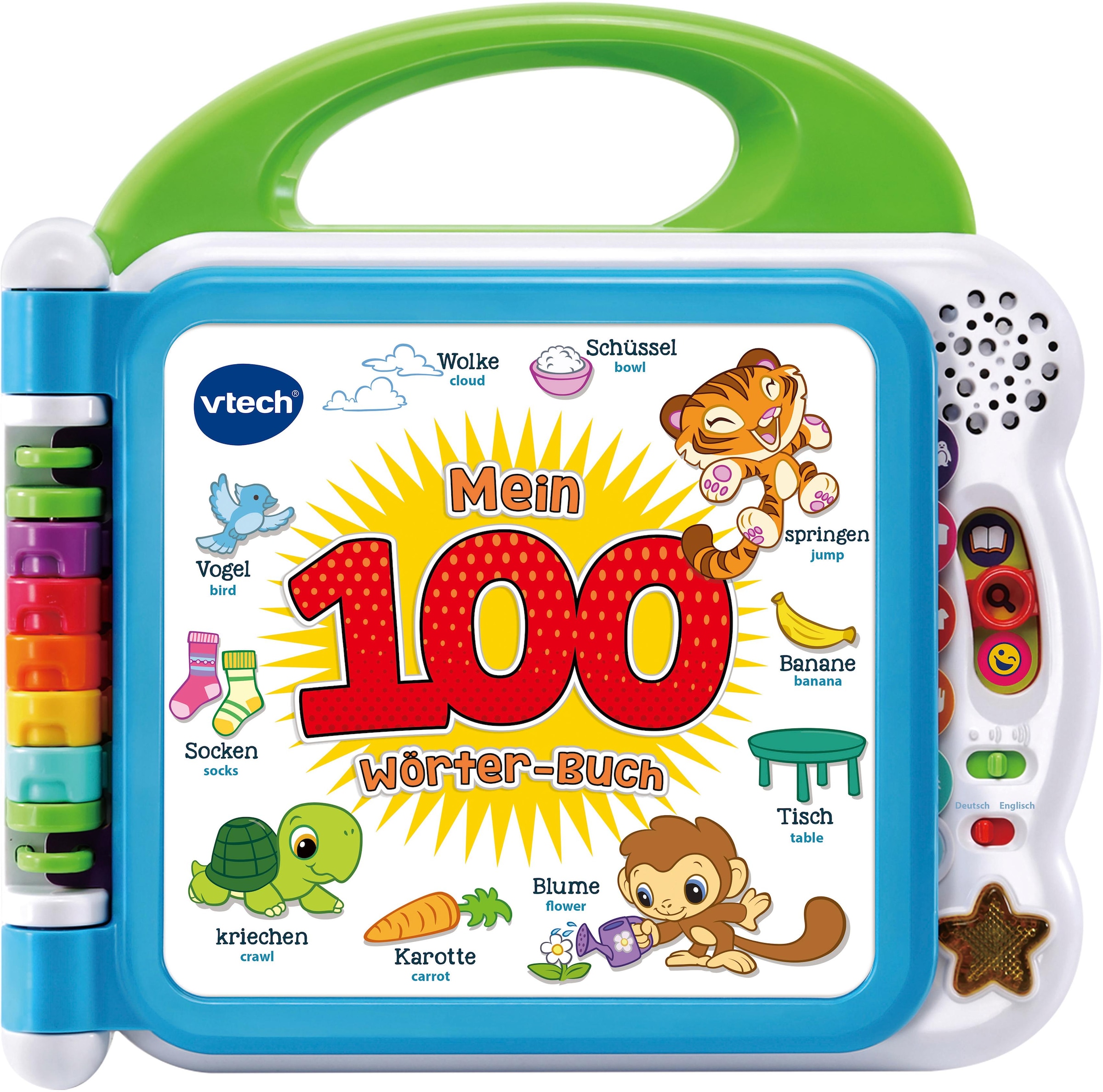 Vtech® Buch »VTechBaby, Mein 100-Wörter-Buch, weiß«, mit Sound und Licht