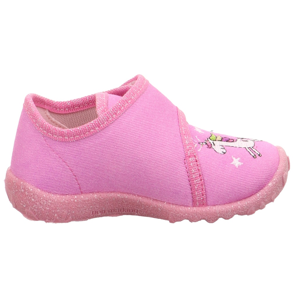 Superfit Hausschuh »SPOTTY WMS: Mittel«, Babyschuh, Klettschuh, Kindergarten Schuh mit Klettverschluss