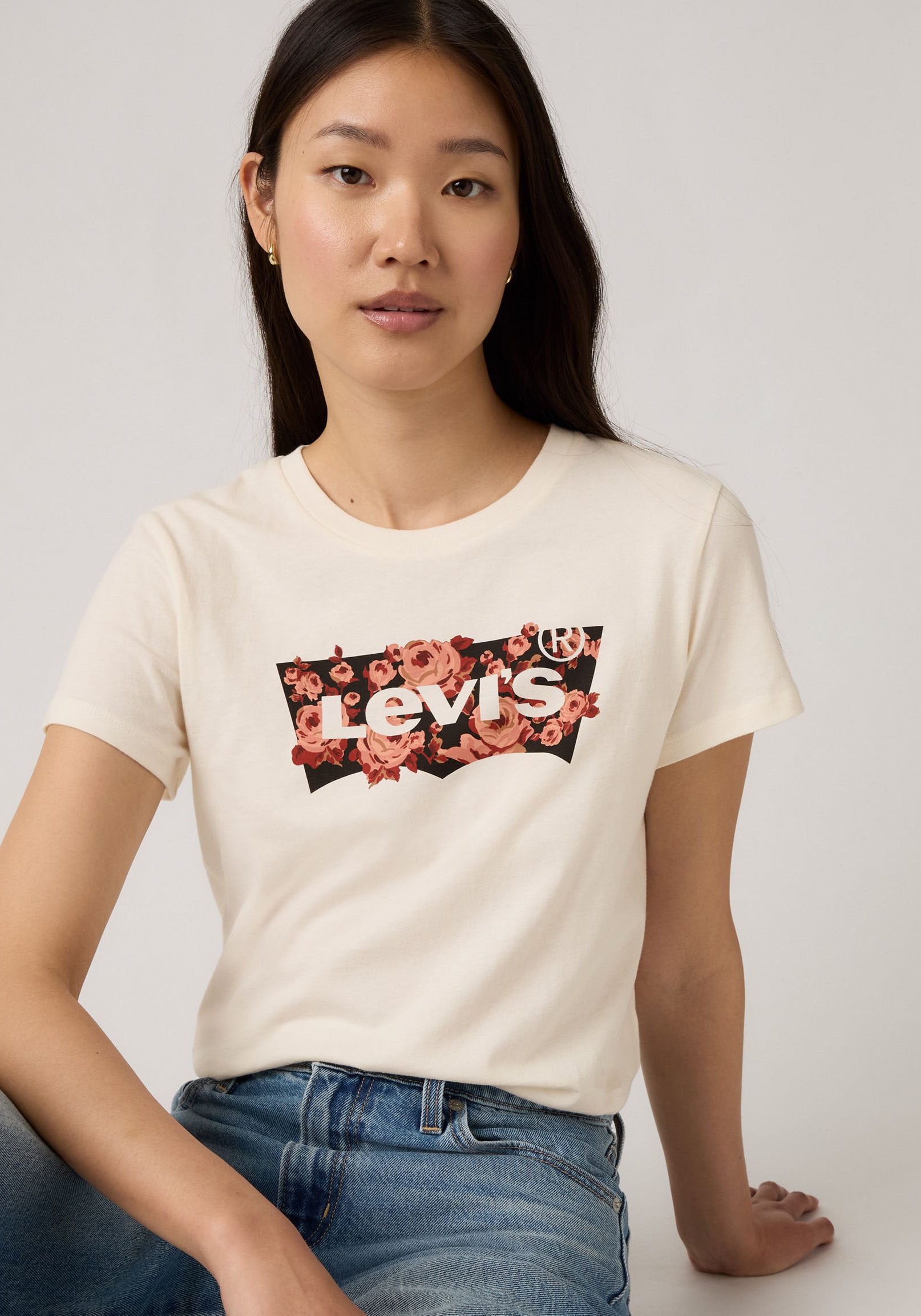 Levis T-Shirt "LSE THE PERFECT TEE" mit Logodruck günstig online kaufen