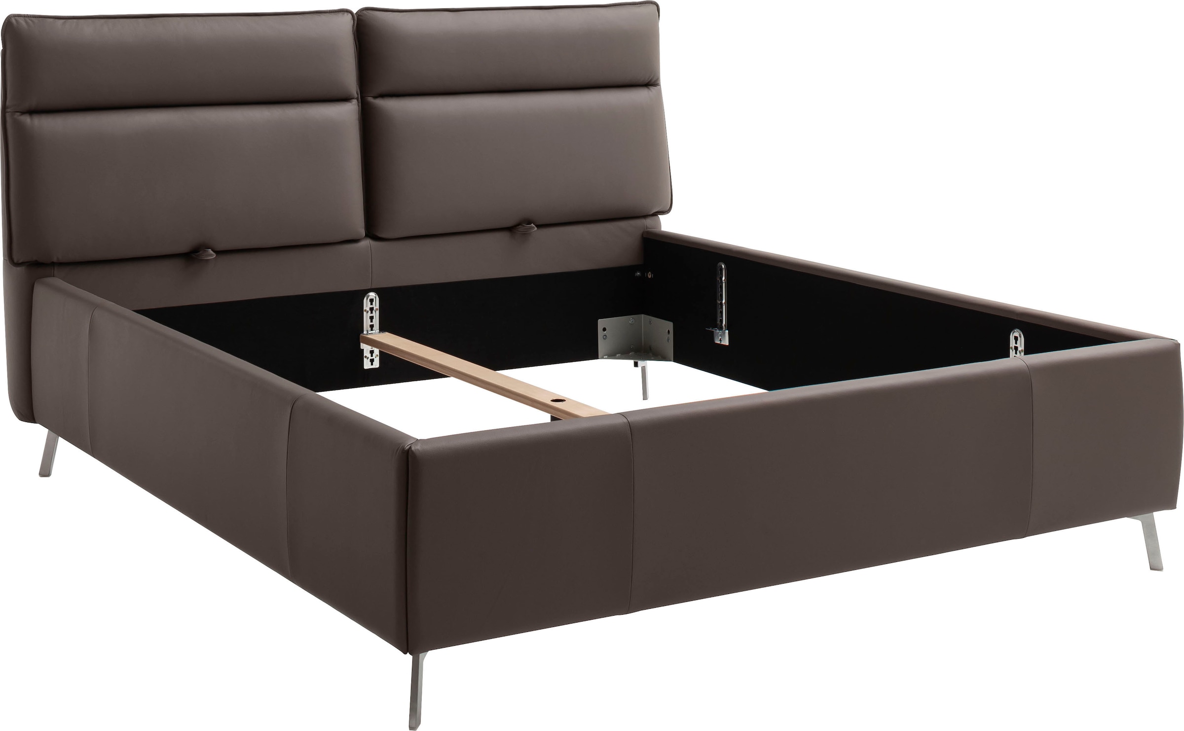 Home affaire Polsterbett »Cozy Town« inkl. 7-fache Einlegetiefenverstellung & saugroboterfreundliche Höhe