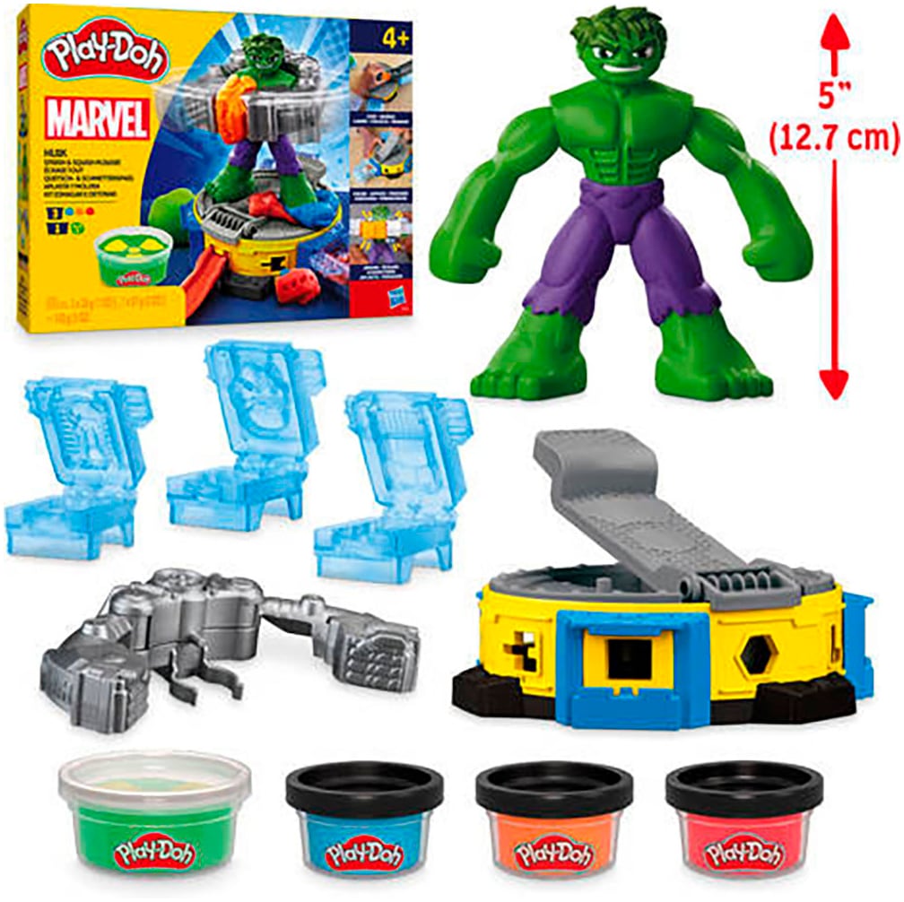 Hasbro Knete »Play-Doh, Marvel Hulk Quetsch- & Schmetterspaß«