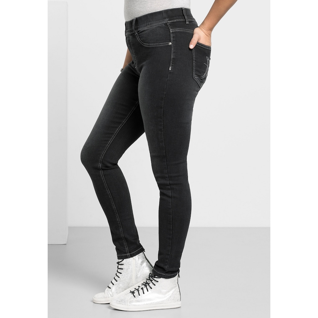 Sheego Jeansjeggings »Jeggings«, Power-Stretch-Qualität
