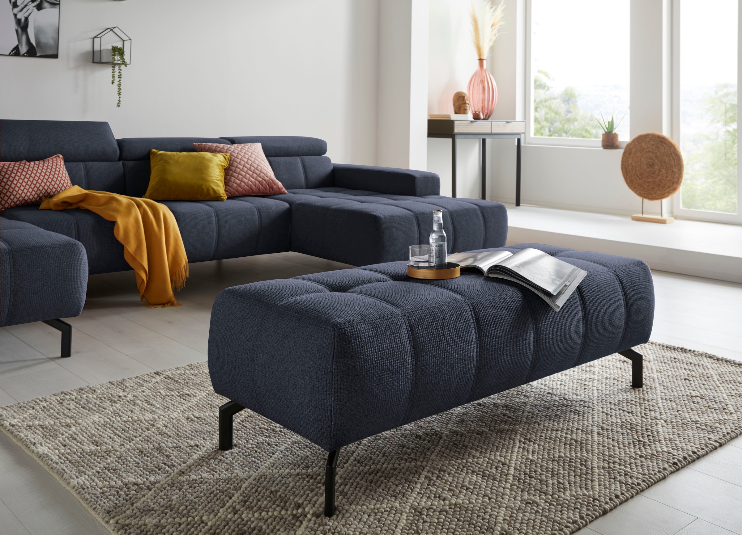 DOMO collection Polsterhocker »Cunelli«, passend zur "Cunelli"-Serie