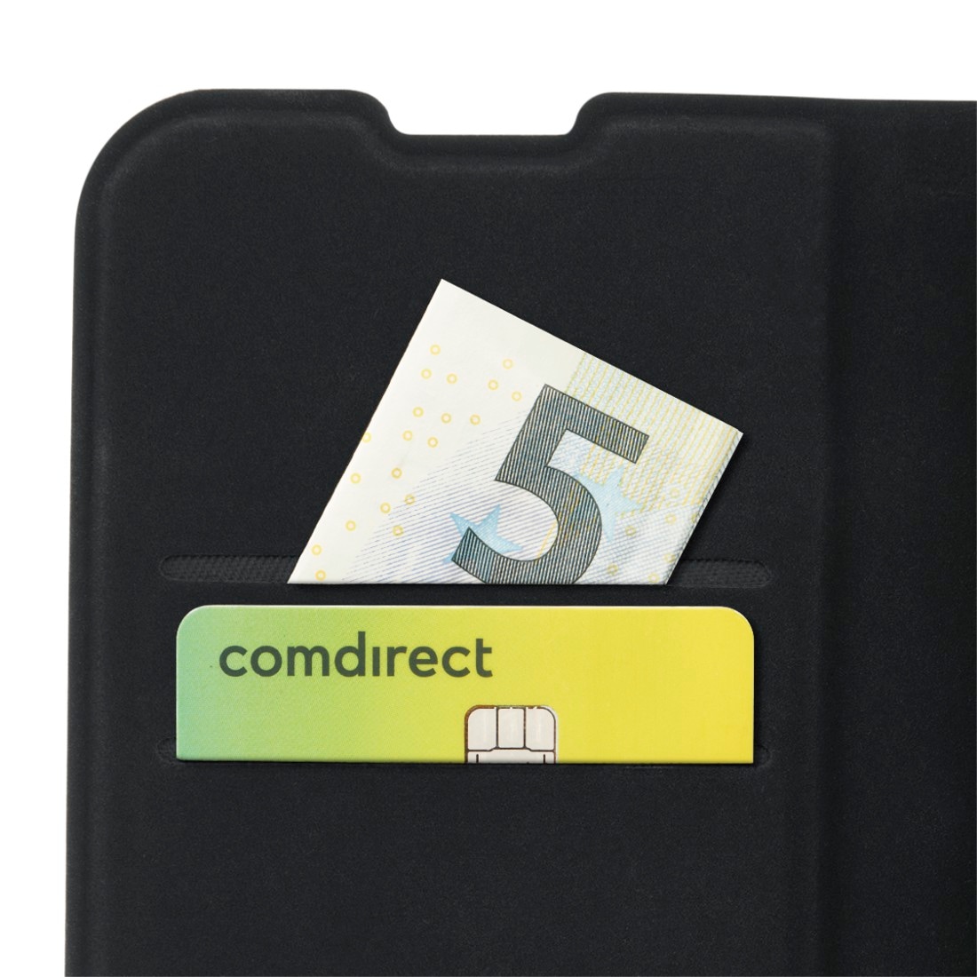 Hama Handyhülle »Handytasche "Daily Protect" für Apple iPhone 16e, Schwarz«, Apple iPhone 16e, Standfunktion