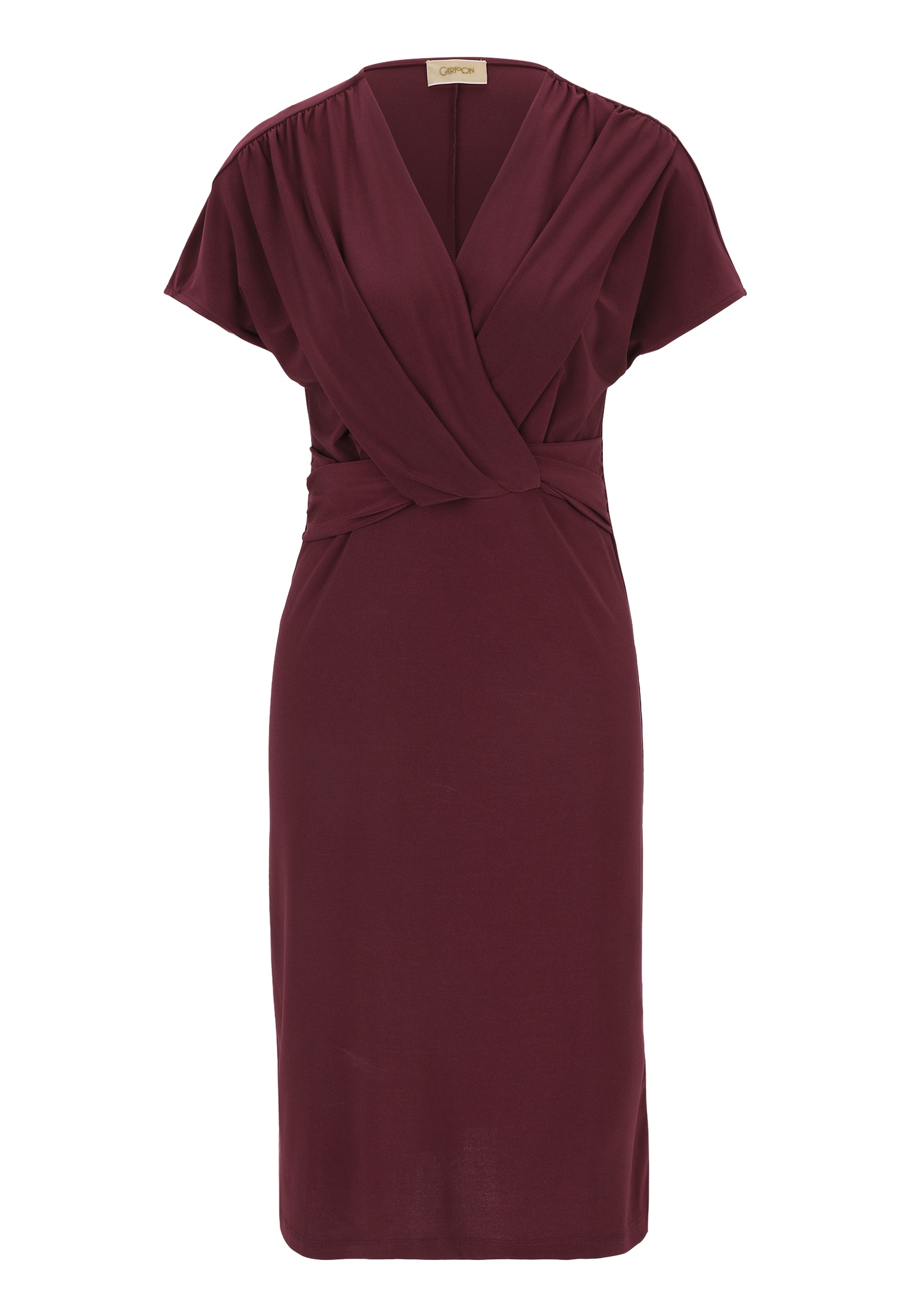 Cartoon Jerseykleid »Damen mit Raffung« Ohne Tasche