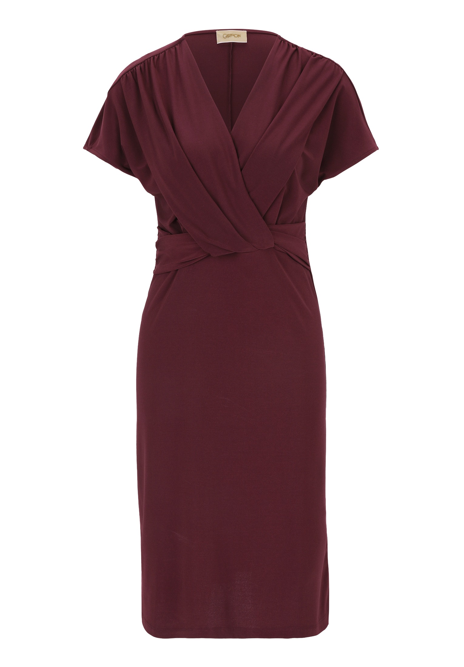 Cartoon Jerseykleid "Damen mit Raffung" Ohne Tasche günstig online kaufen