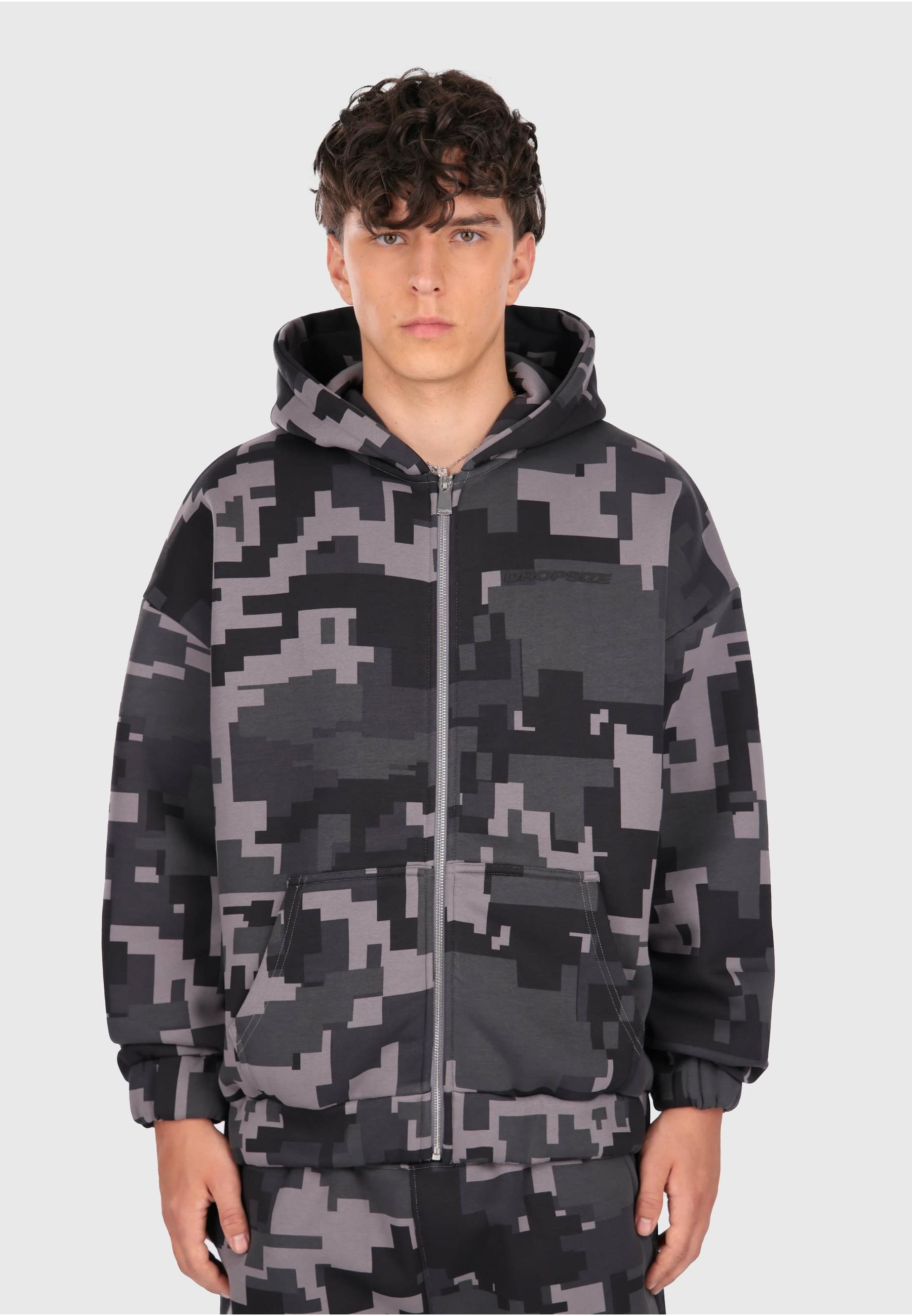 Dropsize Sweatjacke »Dropsize CAMO ZIPPER«
