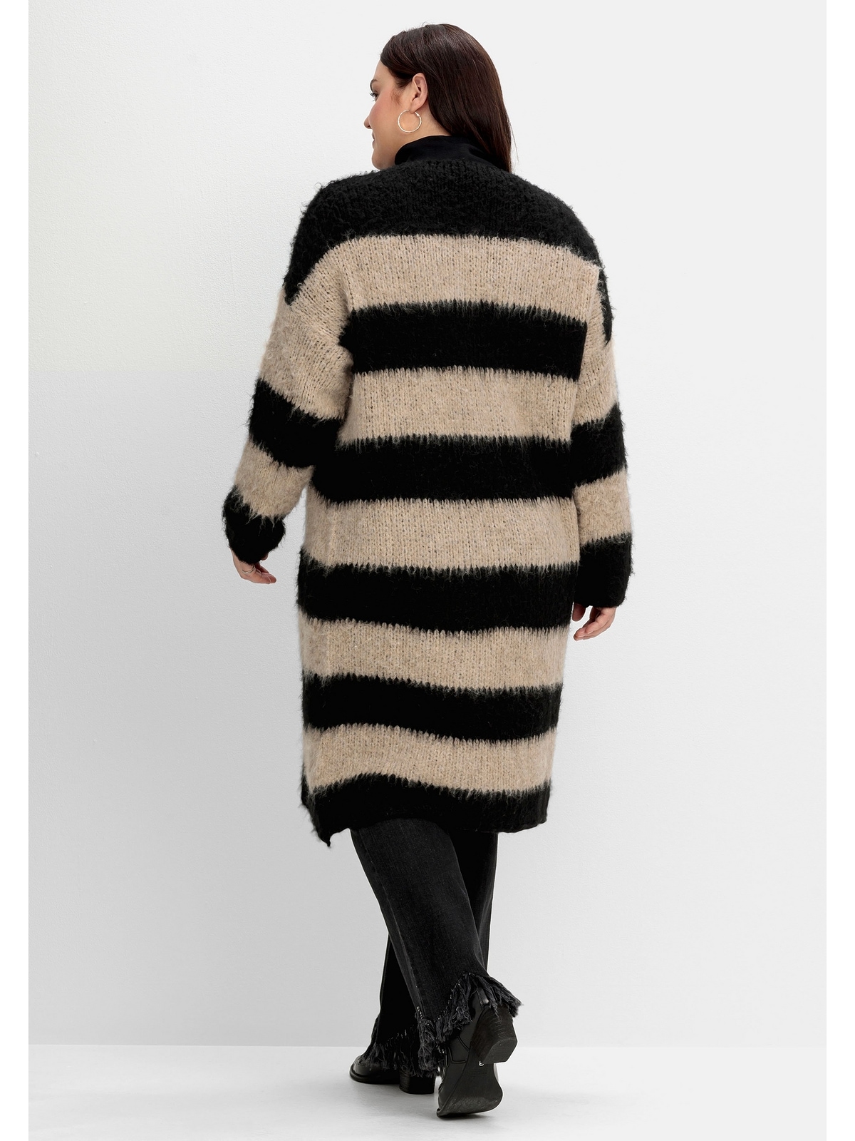 Sheego Cardigan »Große Größen«, aus weichem und warmen Woll-Mix