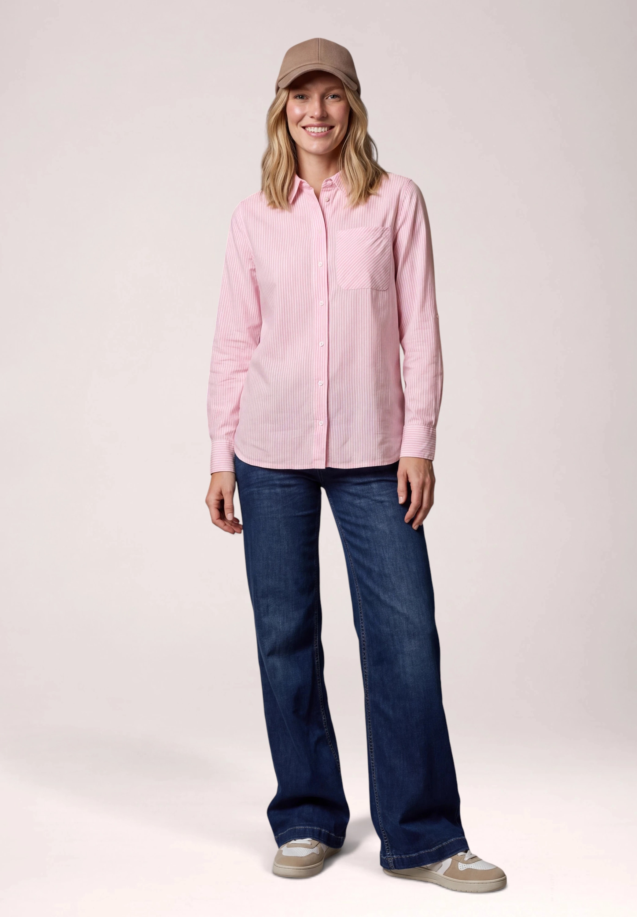 Cecil Klassische Bluse aus softer Viskose