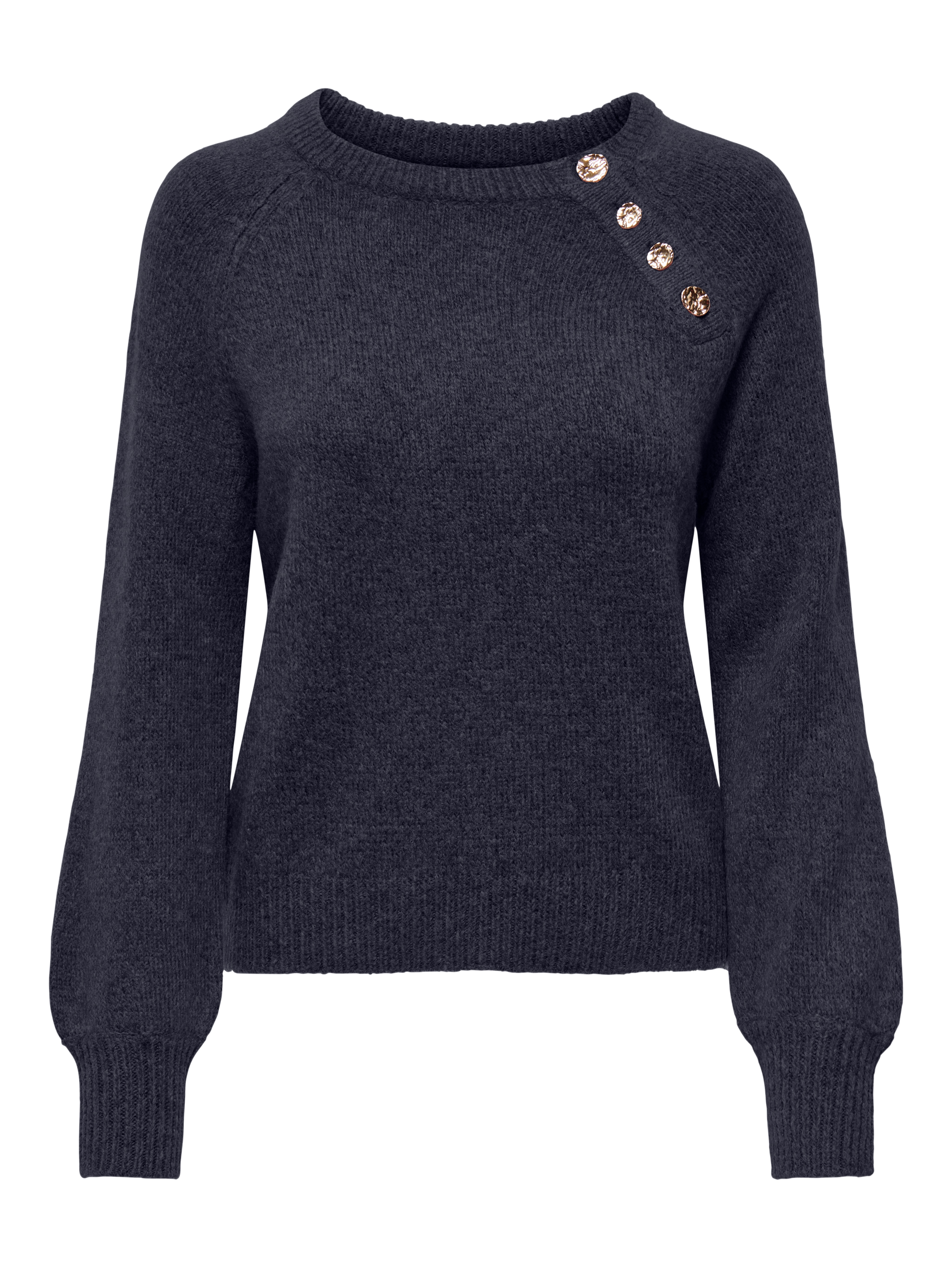 Thumbnail - ONLY Rundhalspullover "ONLEMMA LS BUTTON ONECK EX KNT"