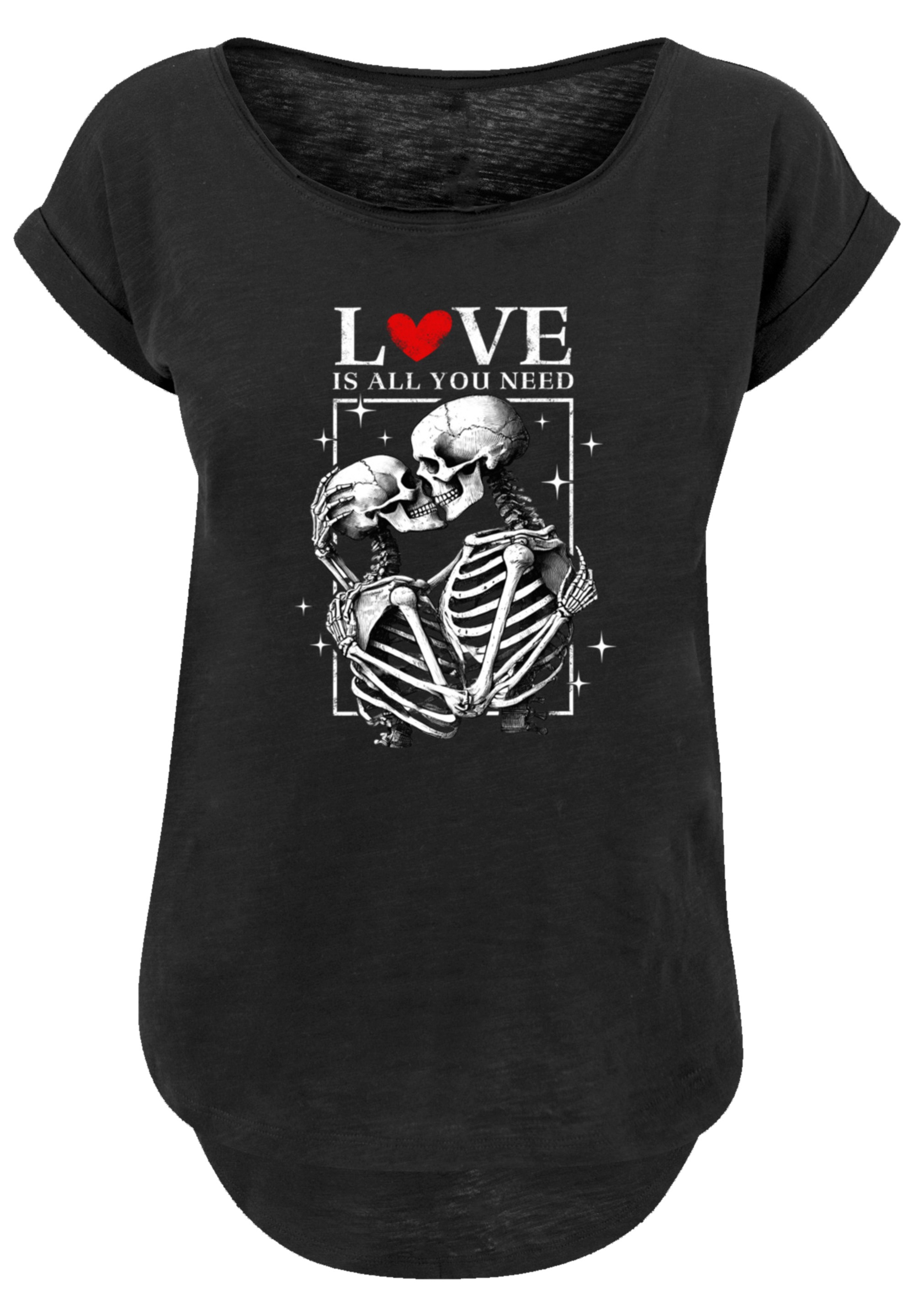 F4NT4STIC T-Shirt »Love is all you need«, Premium Qualität