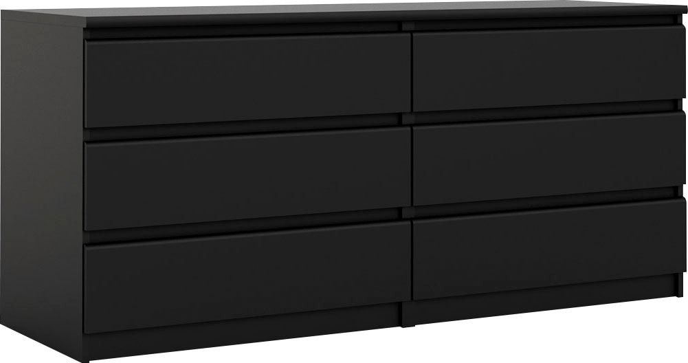 INOSIGN Kommode »Naia, Aufbewahrung, Schubladenschrank, Sideboard,«, Sideboard mit 6 Schubladen, Breite 153 cm, Höhe 70 cm