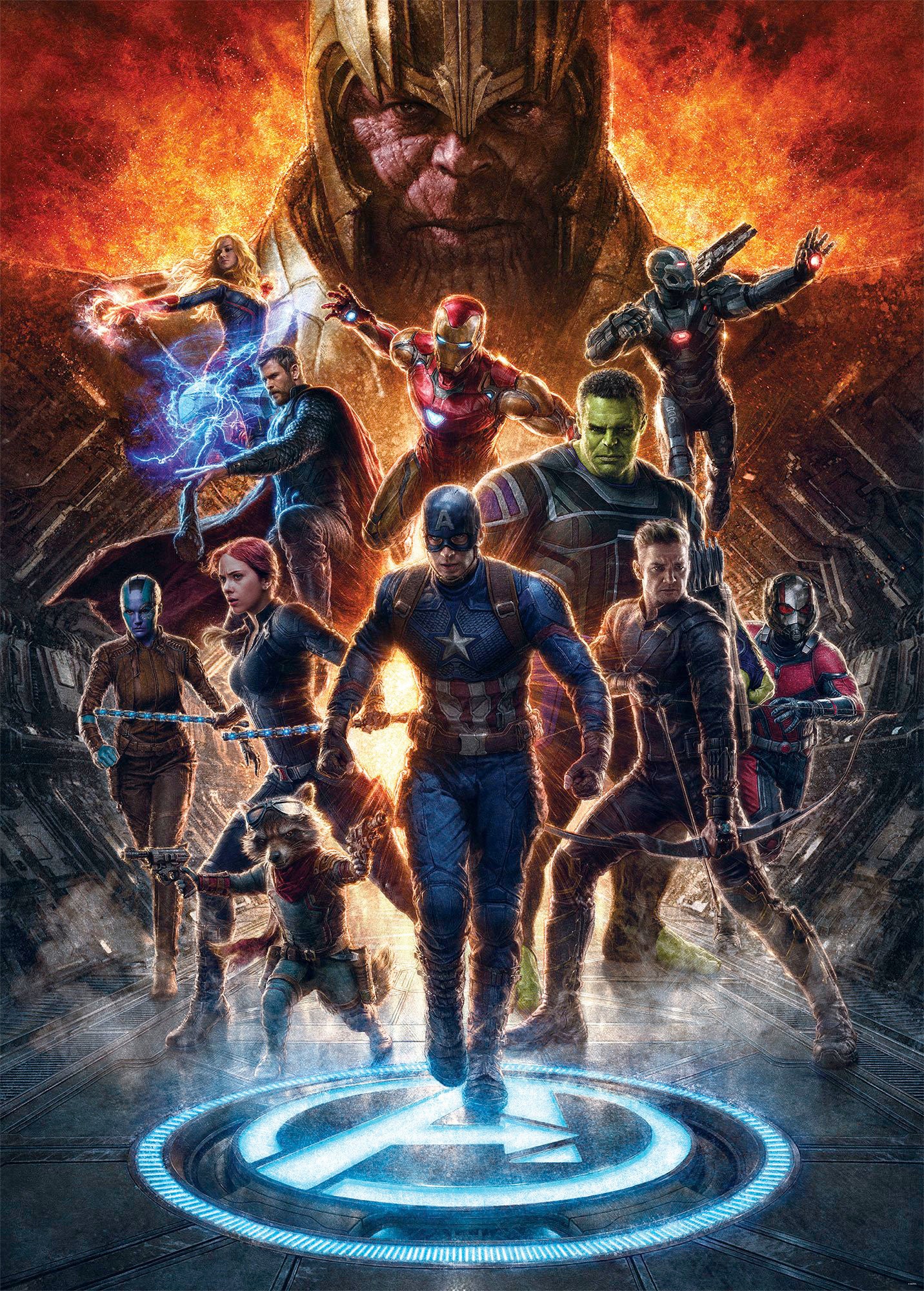 Komar Vliestapete "Avengers vs Thanos", 200x280 cm (Breite x Höhe)