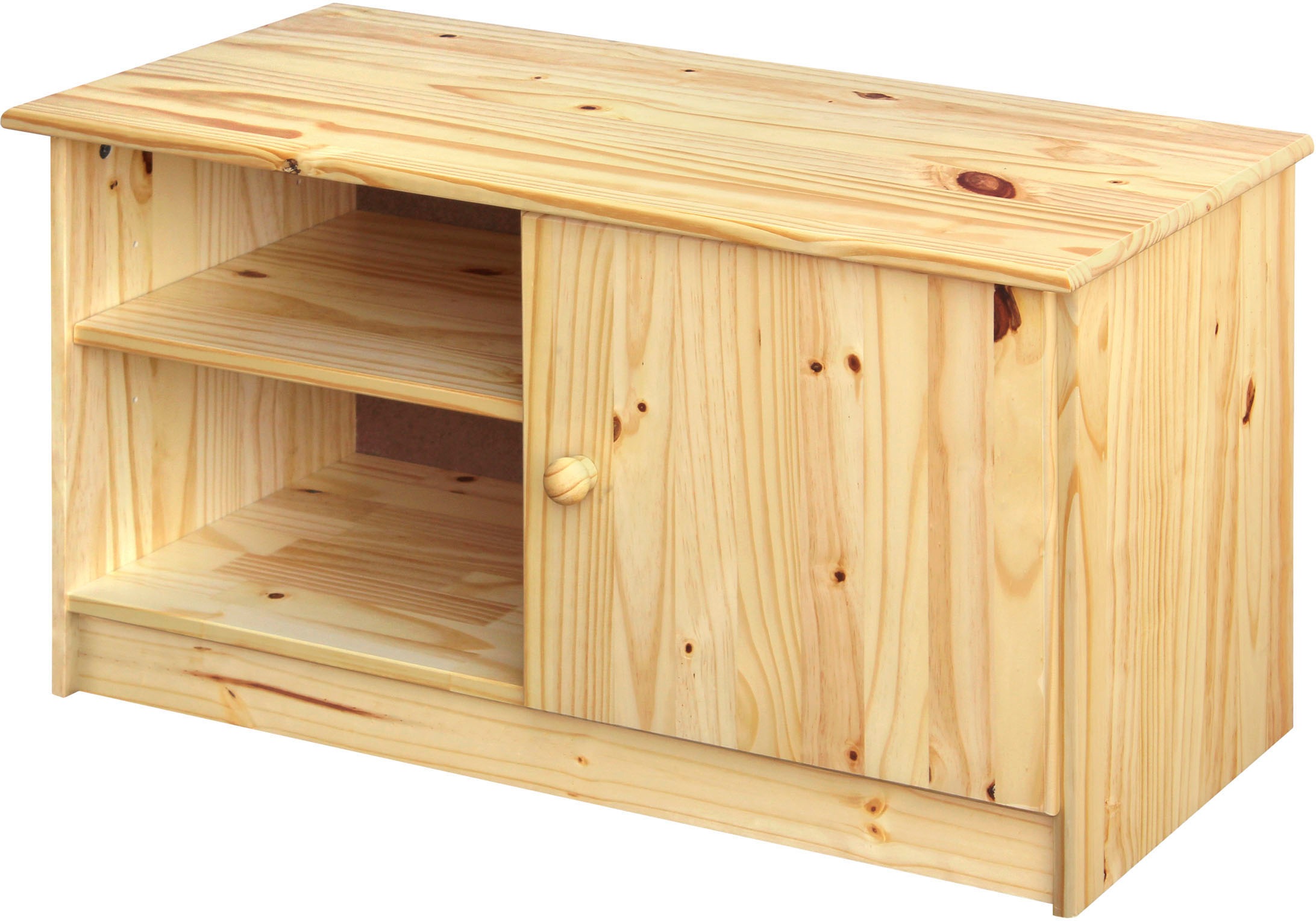 Möbilia Schuhschrank 1 Stk. tlg. gefertigt aus massivem Kiefernholz günstig online kaufen