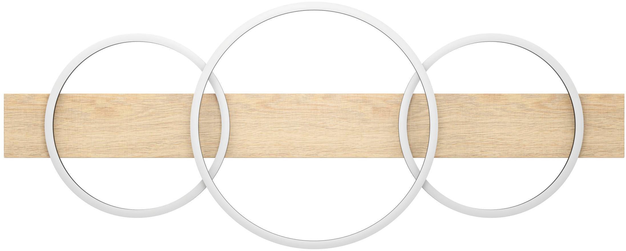 EGLO Deckenleuchte »Boyal Deckenlampe, FSC zertifiziert, Flurlampe, Wohnzimmerlampe, Lampe« LED-Modul 1 Stk. Warmweiß