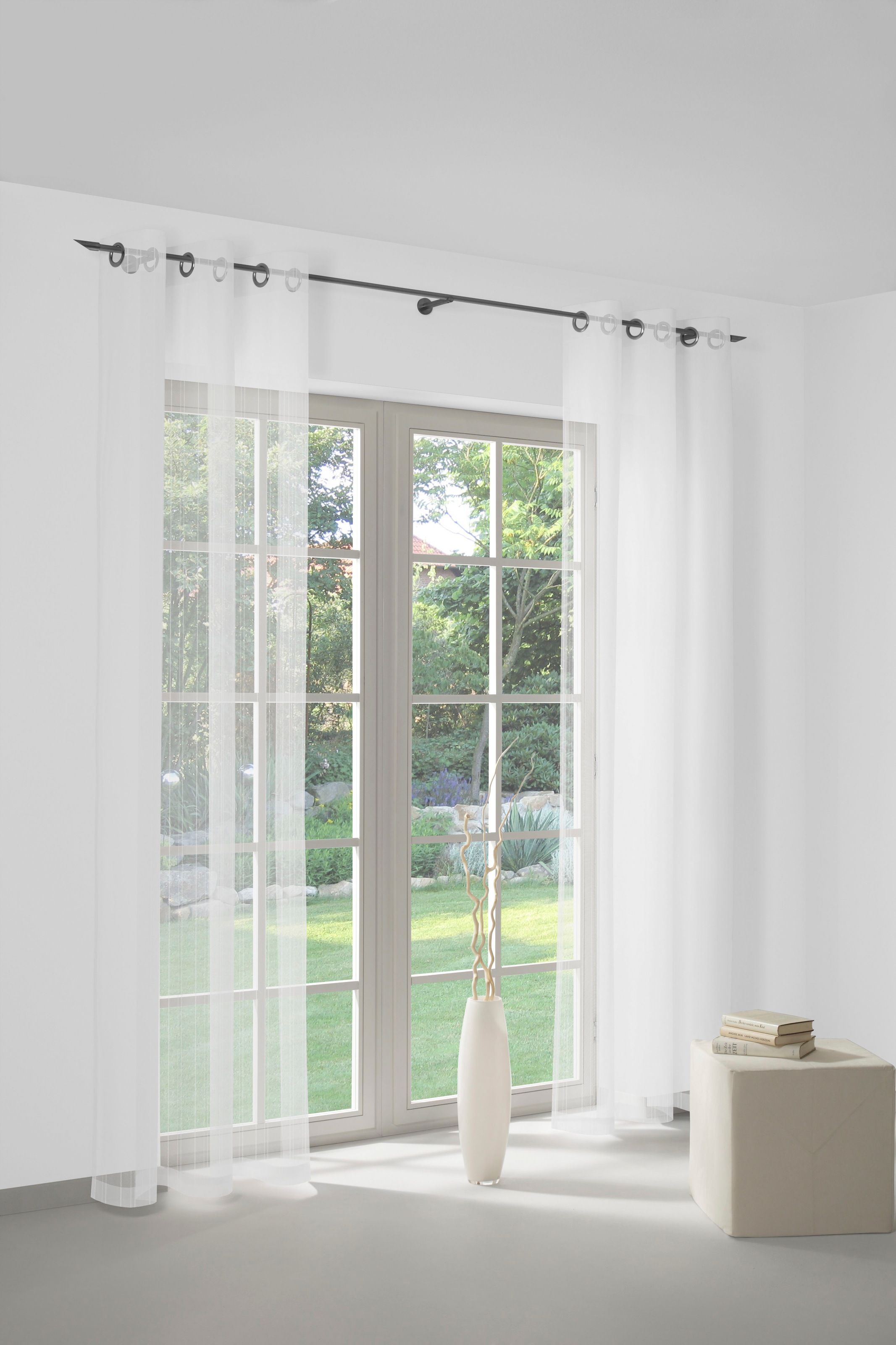 Wirth Gardine "Sophia" Ösen 1 Stk. tlg. günstig online kaufen